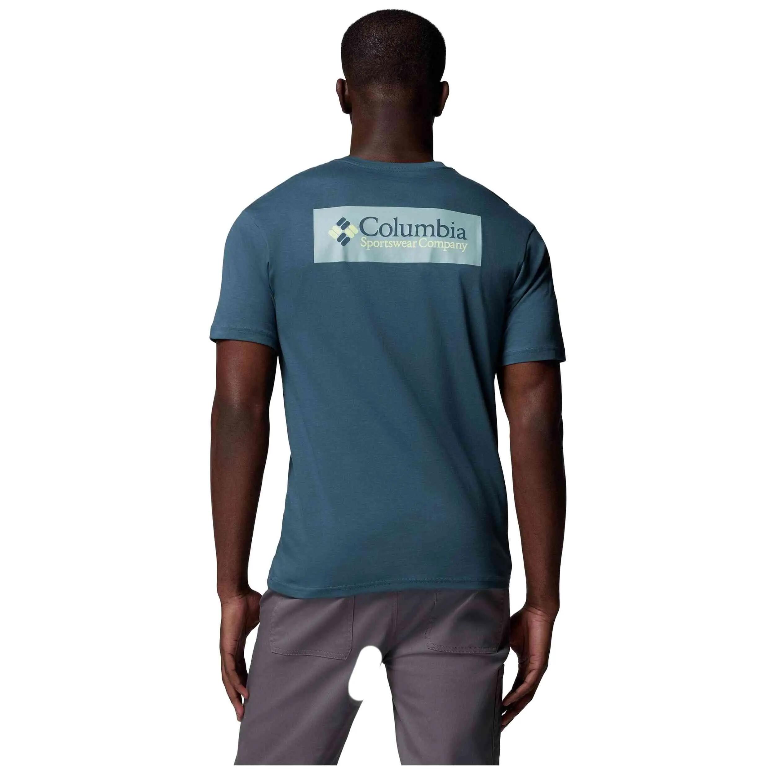 Maglia a maniche corte Columbia modello Camiseta Columbia North Casca per uomini 3/5