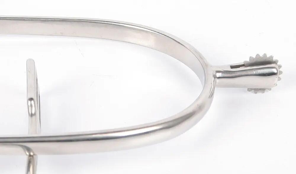 Rotella per sperone in acciaio inox 2/2