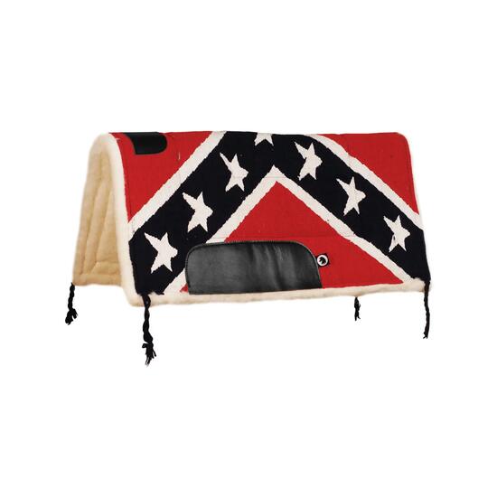 Tapis de selle western rembourré navajo en pure laine sudiste