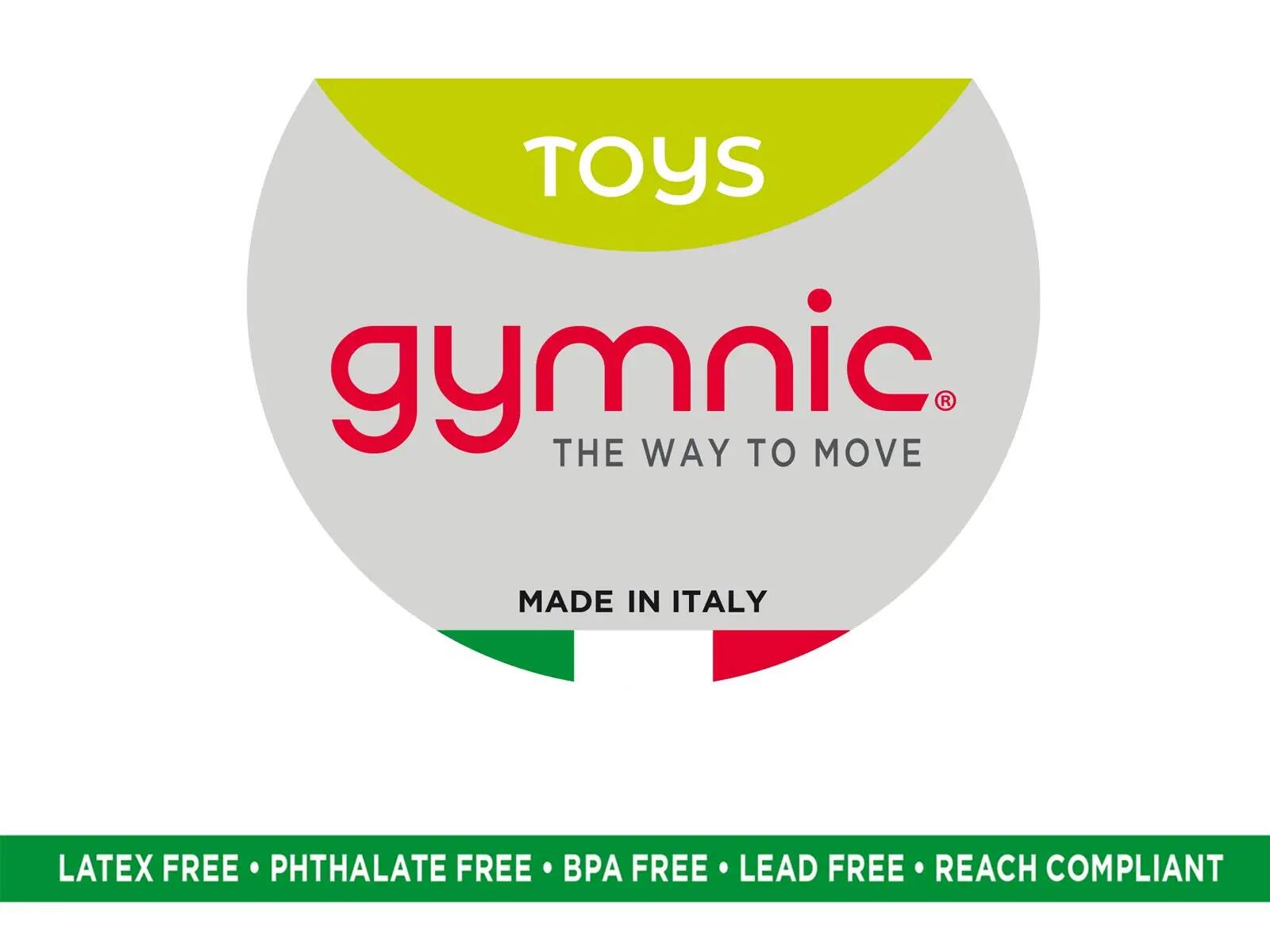 Gymnic Gyffy Giraffa gonfiabile cavalcabile gialla gioco ed equilibrio bambini 7/7
