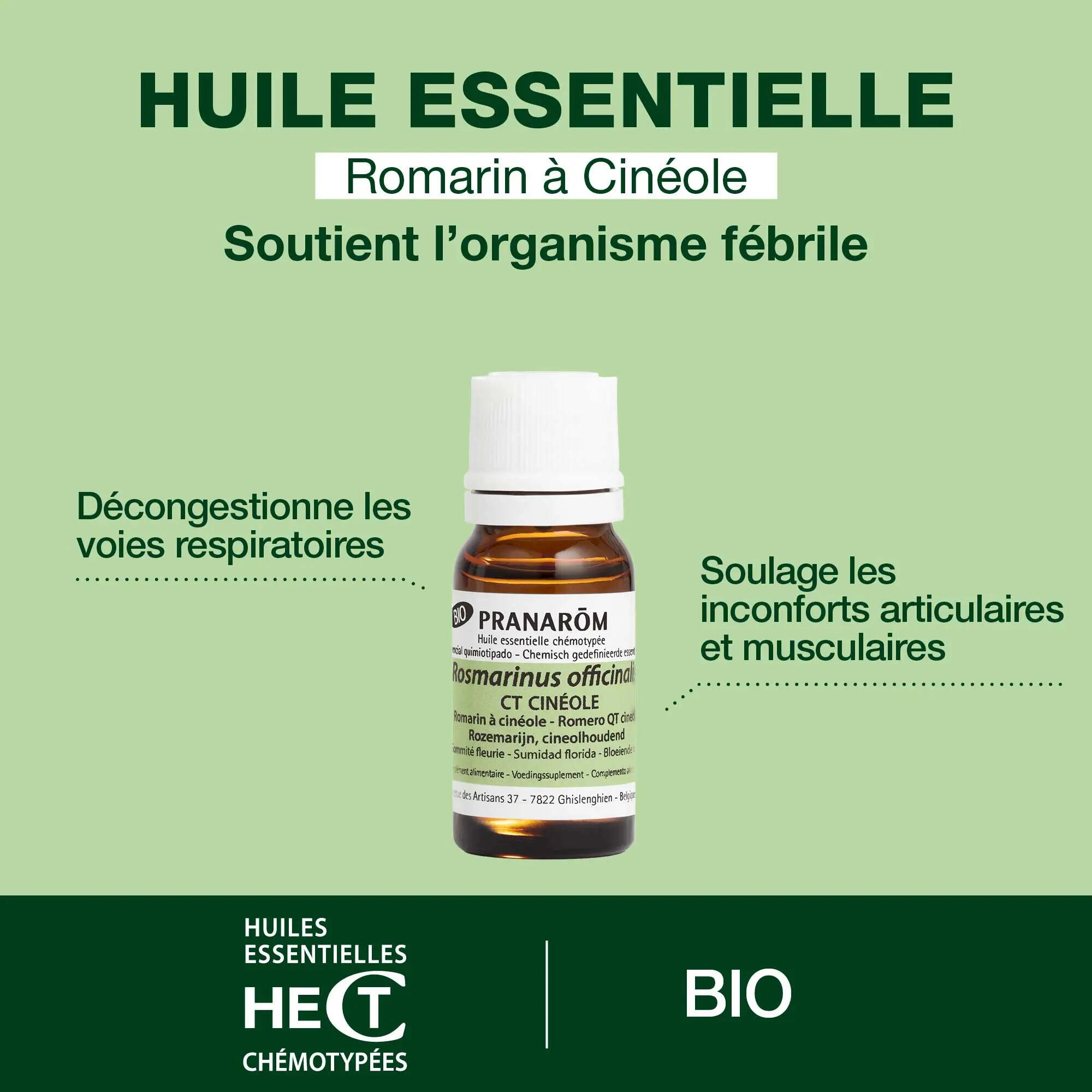 Huile essentielle - Romarin à cinéole Bio, chémotypée - 10 ml 5/5