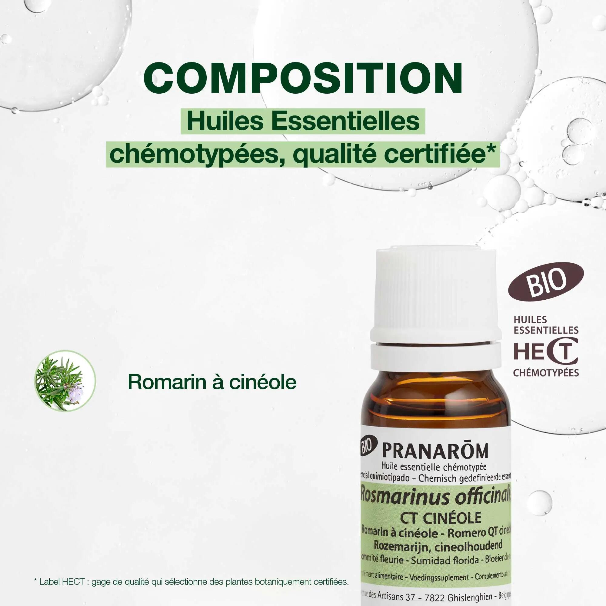 Huile essentielle - Romarin à cinéole Bio, chémotypée - 10 ml 3/5