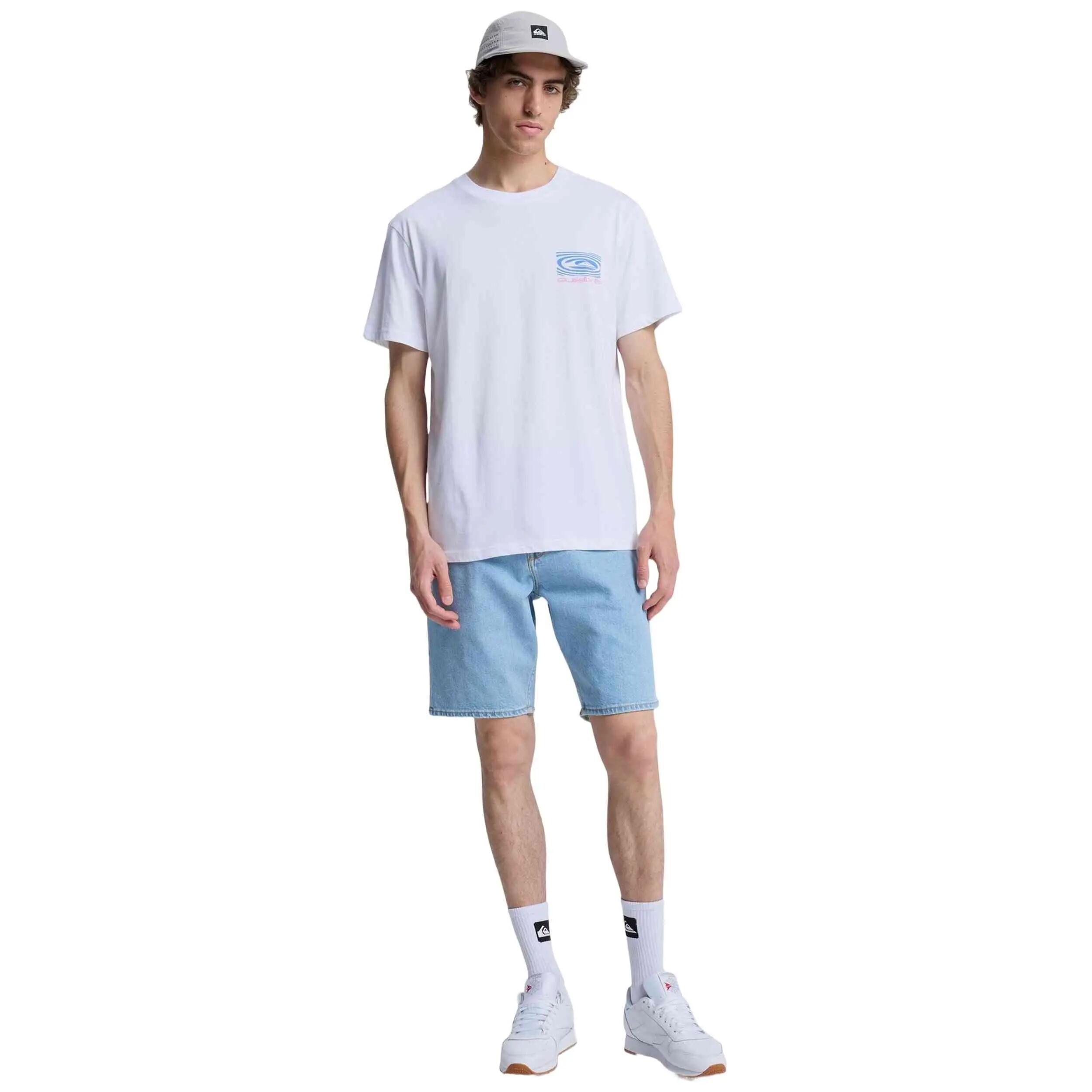 T-shirt Quiksilver modelo Fundamental Ripples para homem 5/5