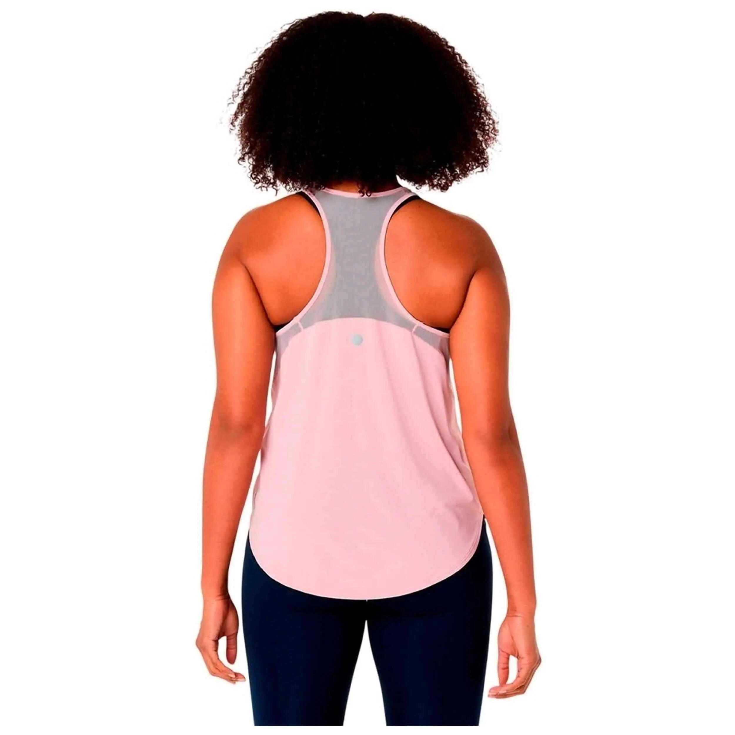 Maglia a maniche corte Asics modello Camiseta ASICS Road sin mangas bl per donne 3/4