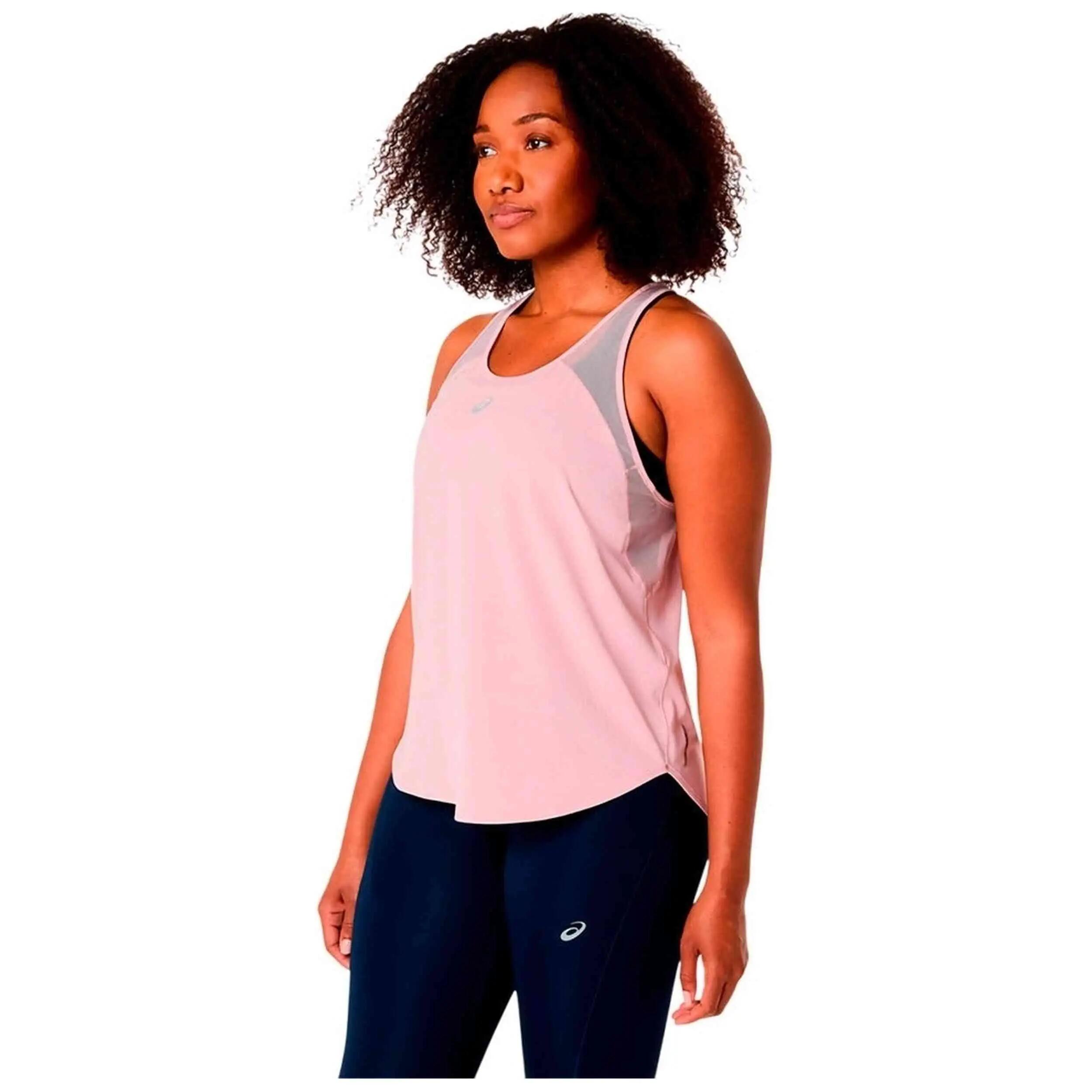 Maglia a maniche corte Asics modello Camiseta ASICS Road sin mangas bl per donne 2/4