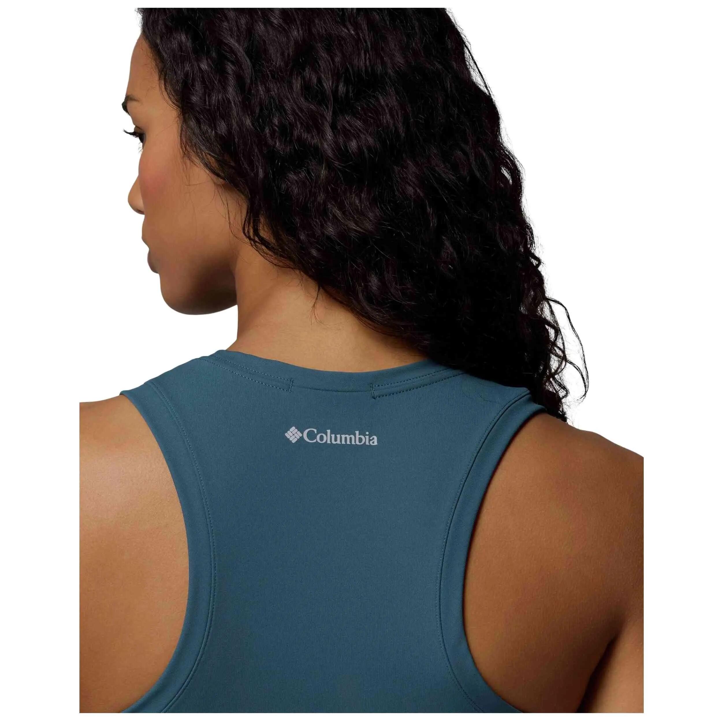 Top Columbia modello Camiseta Columbia Loneridge sin mangas azul índig per donne 5/5