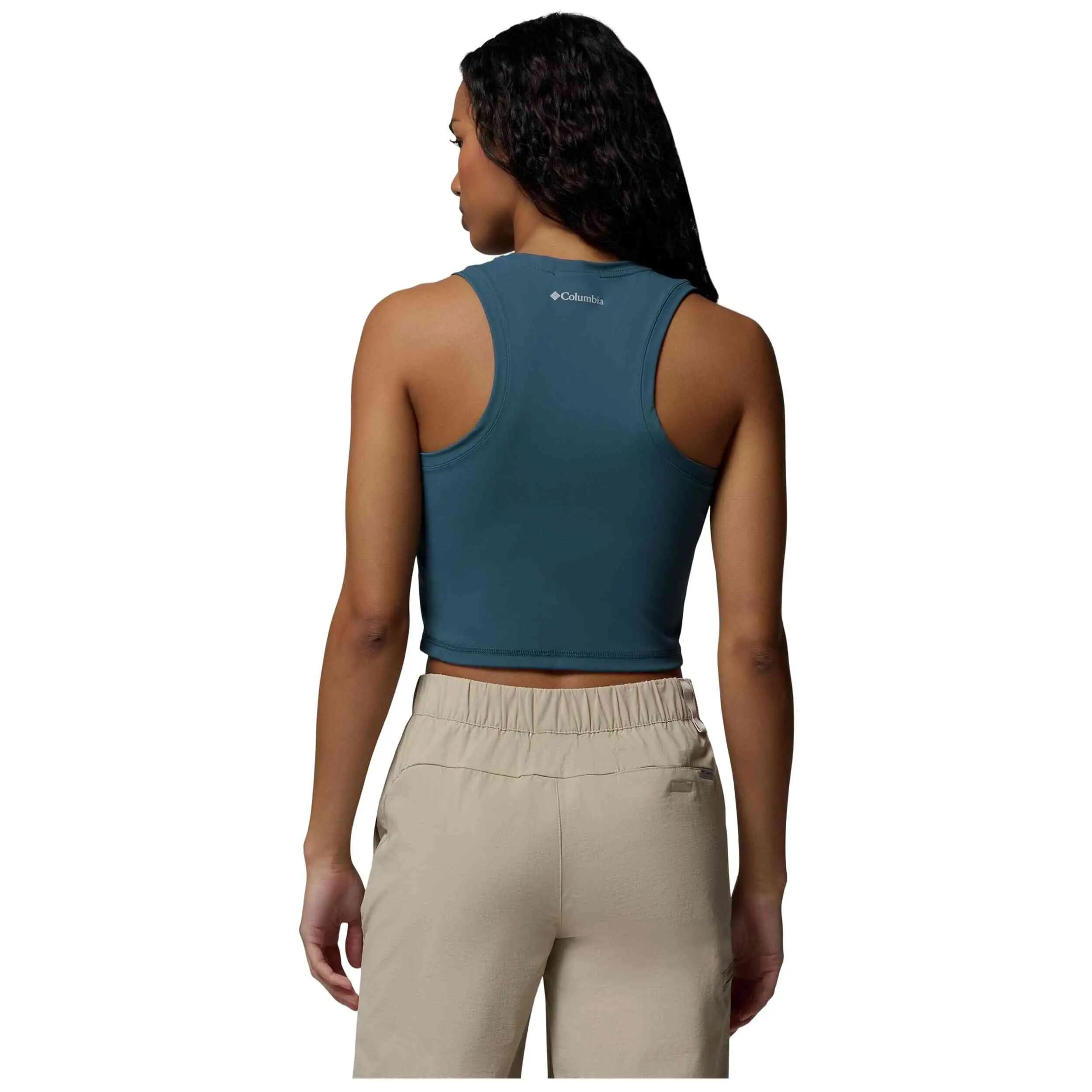 Top Columbia modello Camiseta Columbia Loneridge sin mangas azul índig per donne 3/5