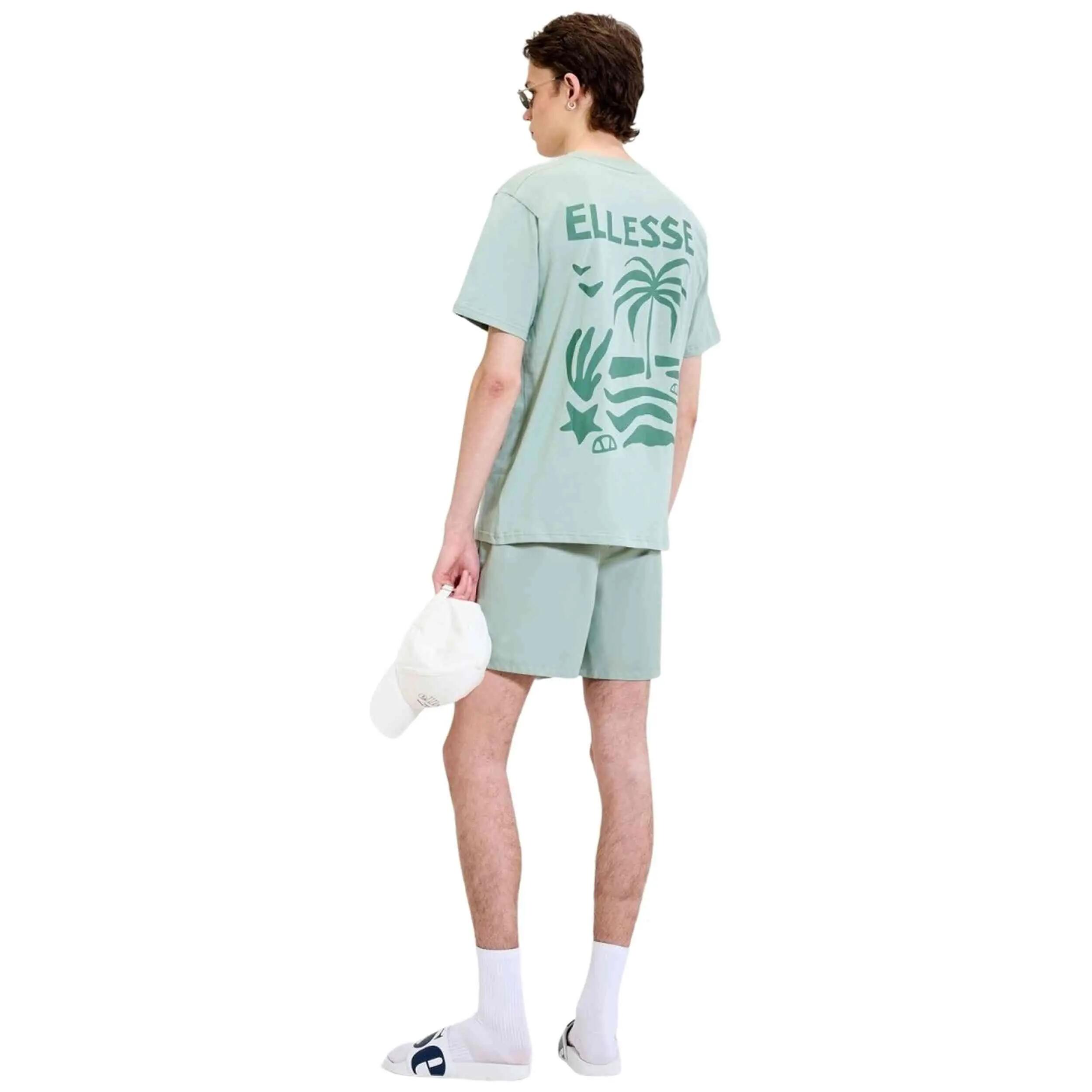 T-shirt Ellesse modelo SHA22564-GRN para homem 2/4