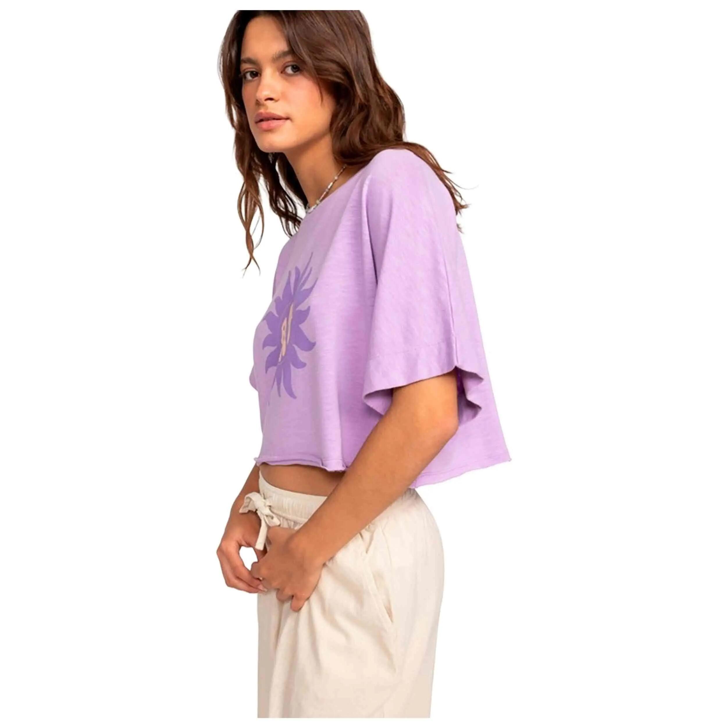 Maglia a maniche corte Roxy modello ROXY Tiki & Surf B - Camiseta per donne 3/4