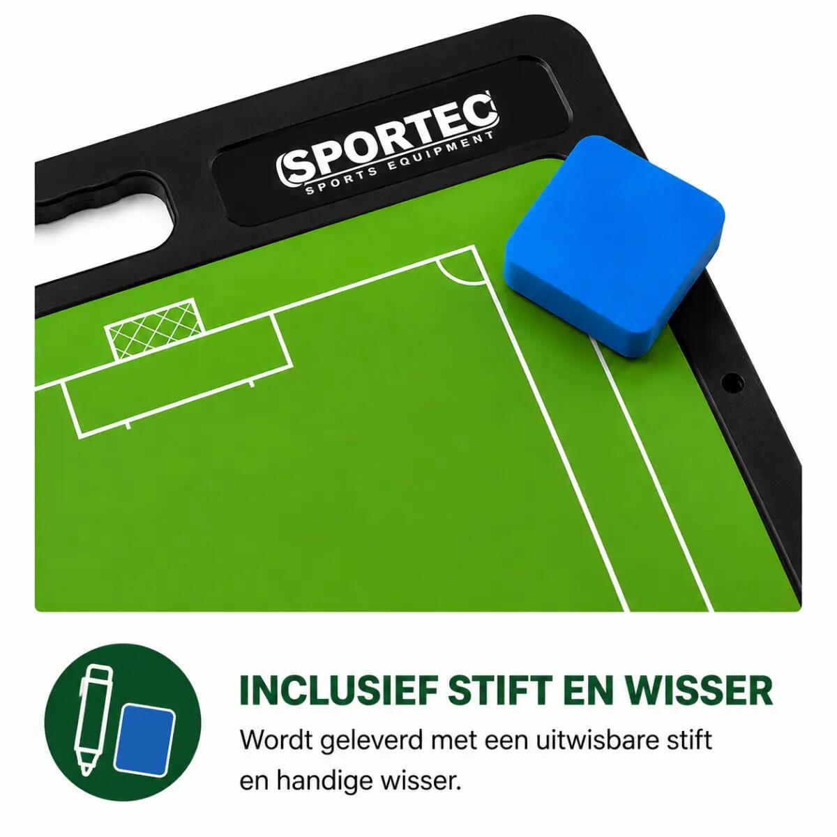 Sportec Coachbord met handgreep - Voetbal 3/4