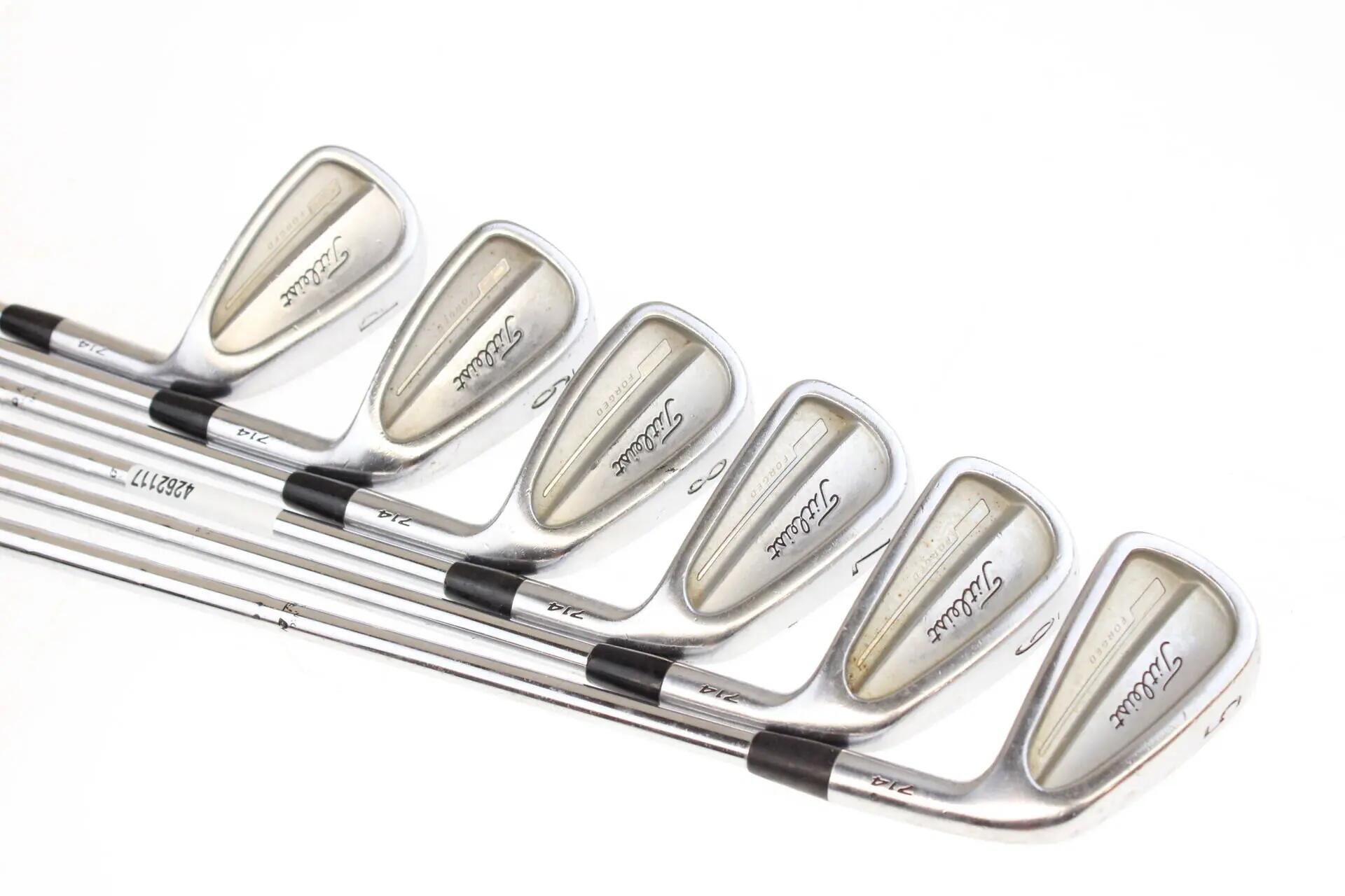 Seconde vie - Titleist CB 714 Forged RH 5-PW Iron Set - Sufficient 3/6