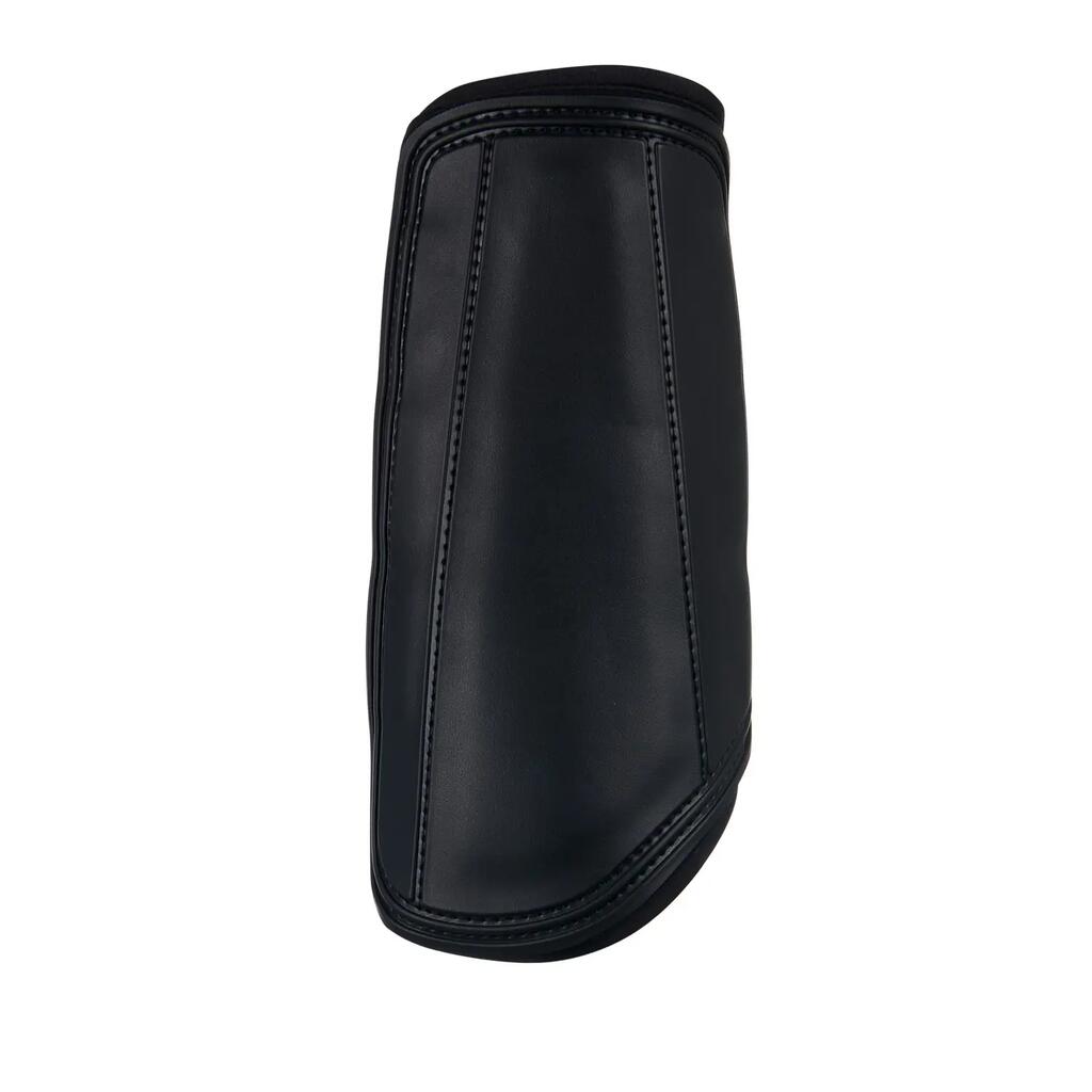 Neoprene and perforated leather suit chaps