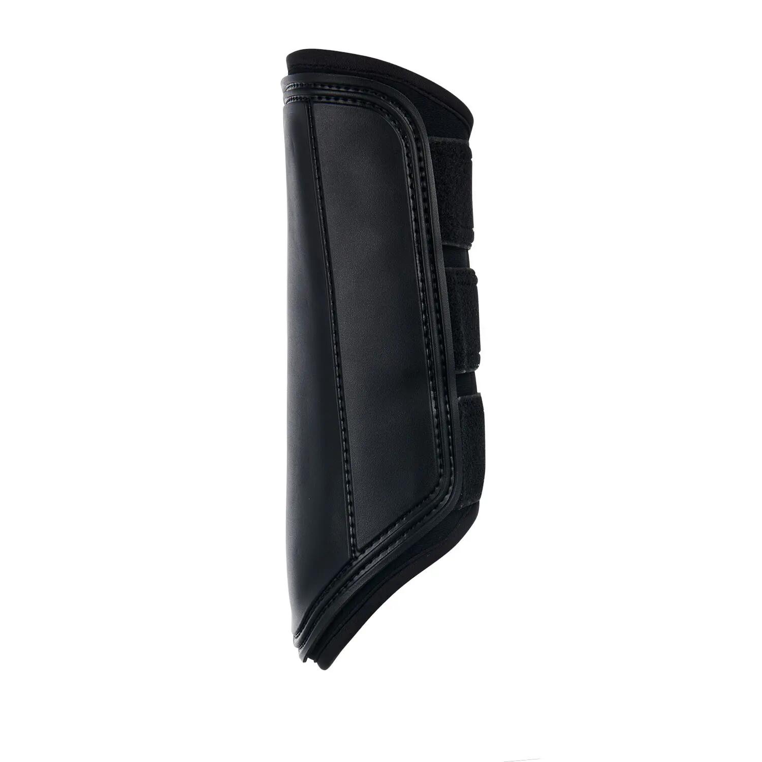 Caneleiras de completo em neoprene e couro perfurado 2/5