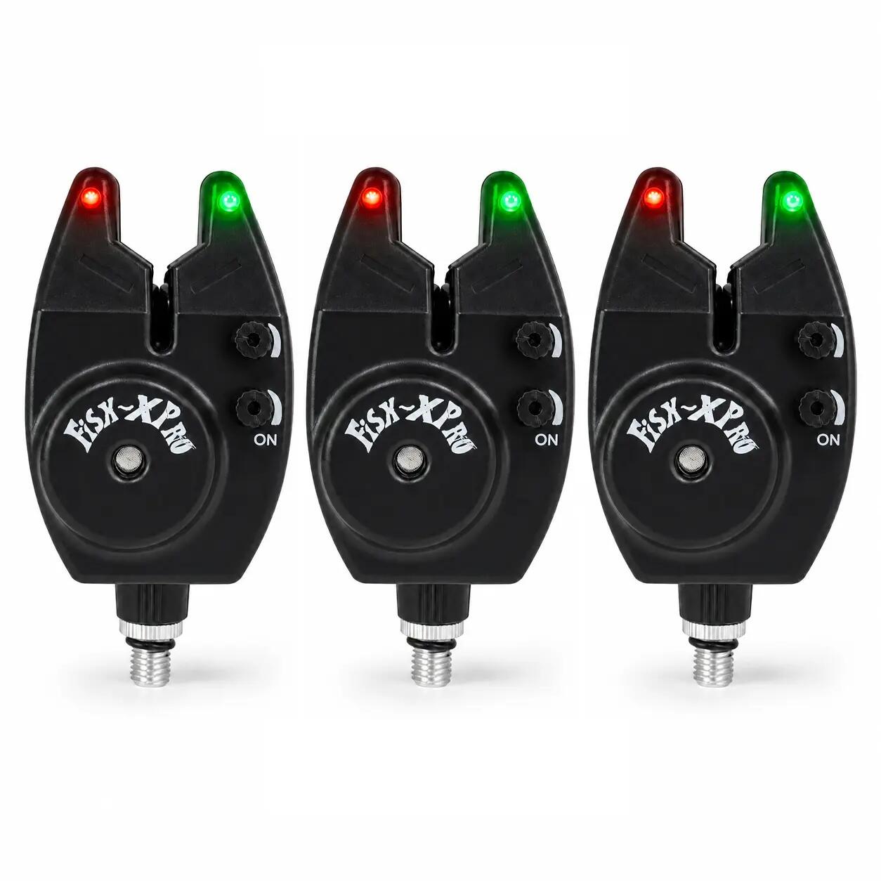 Fish-Xpro Basic Rod Pod Set - Für 3 Ruten - Mit Bissanzeigern und Hangern 5/7