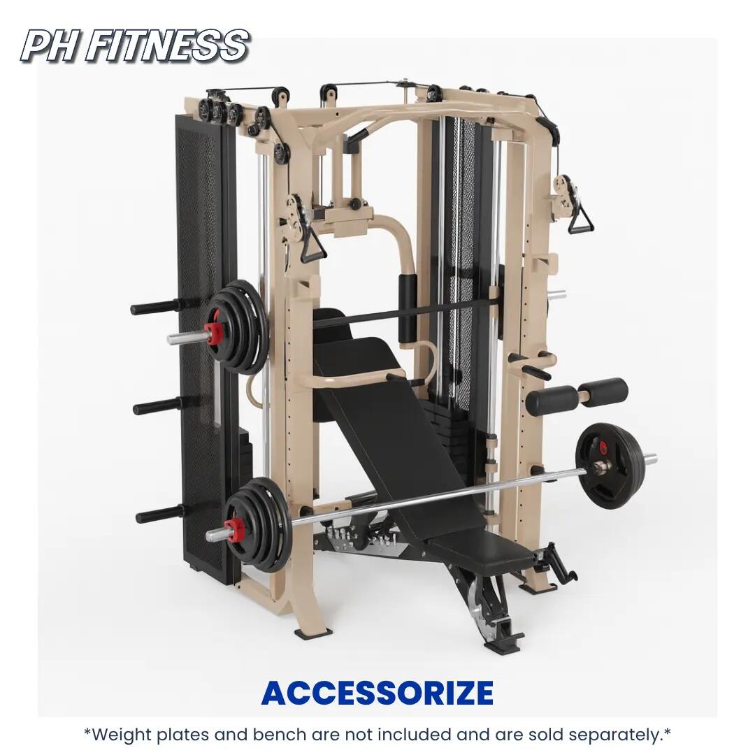 Fusion X Power Rack con máquina Smith y pec deck – 160 kg 9/9