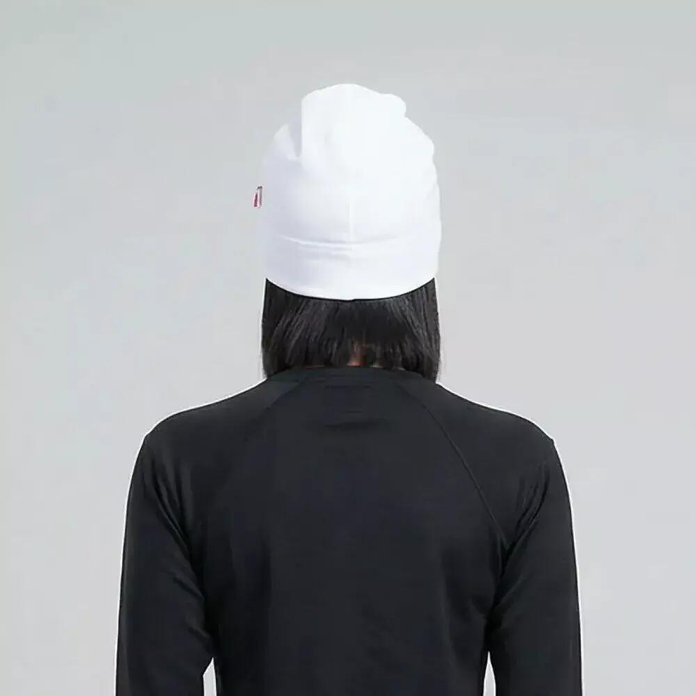 Bonnet de Course à pied unisexe Thermique ALDAR Blanc 3/4
