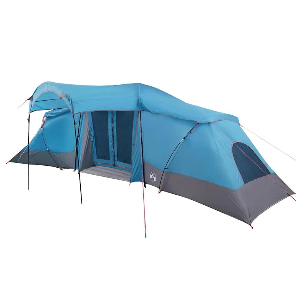 Tent - camping - familietent 6p - waterdicht - blauw, grijs 2/8