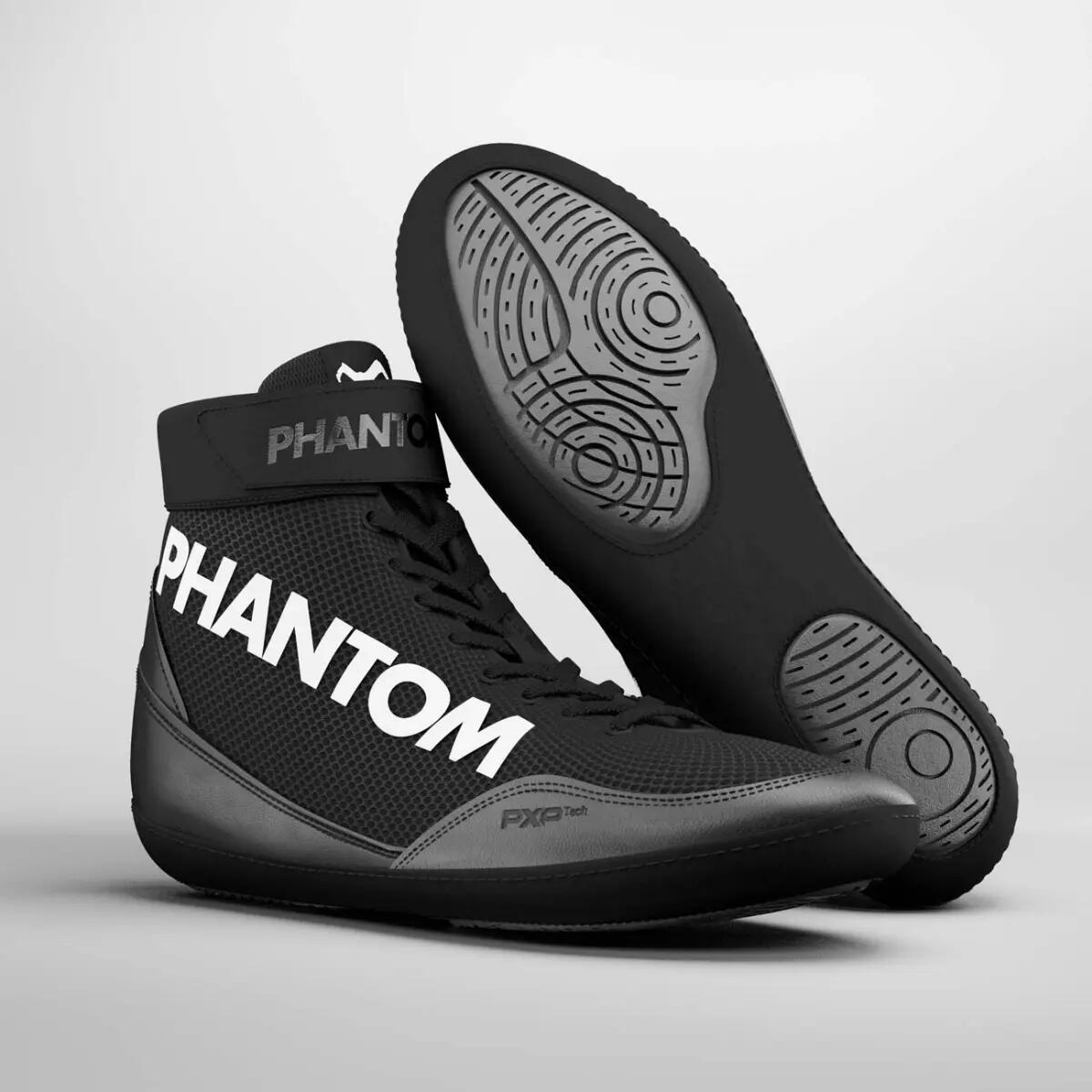 Chaussures de lutte Phantom COMBAT Noir/Blanc 46 6/13