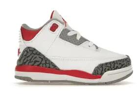 Jordan 3 Retro Fire Red (2022) Toddler Basketball Sneaker 3/3
