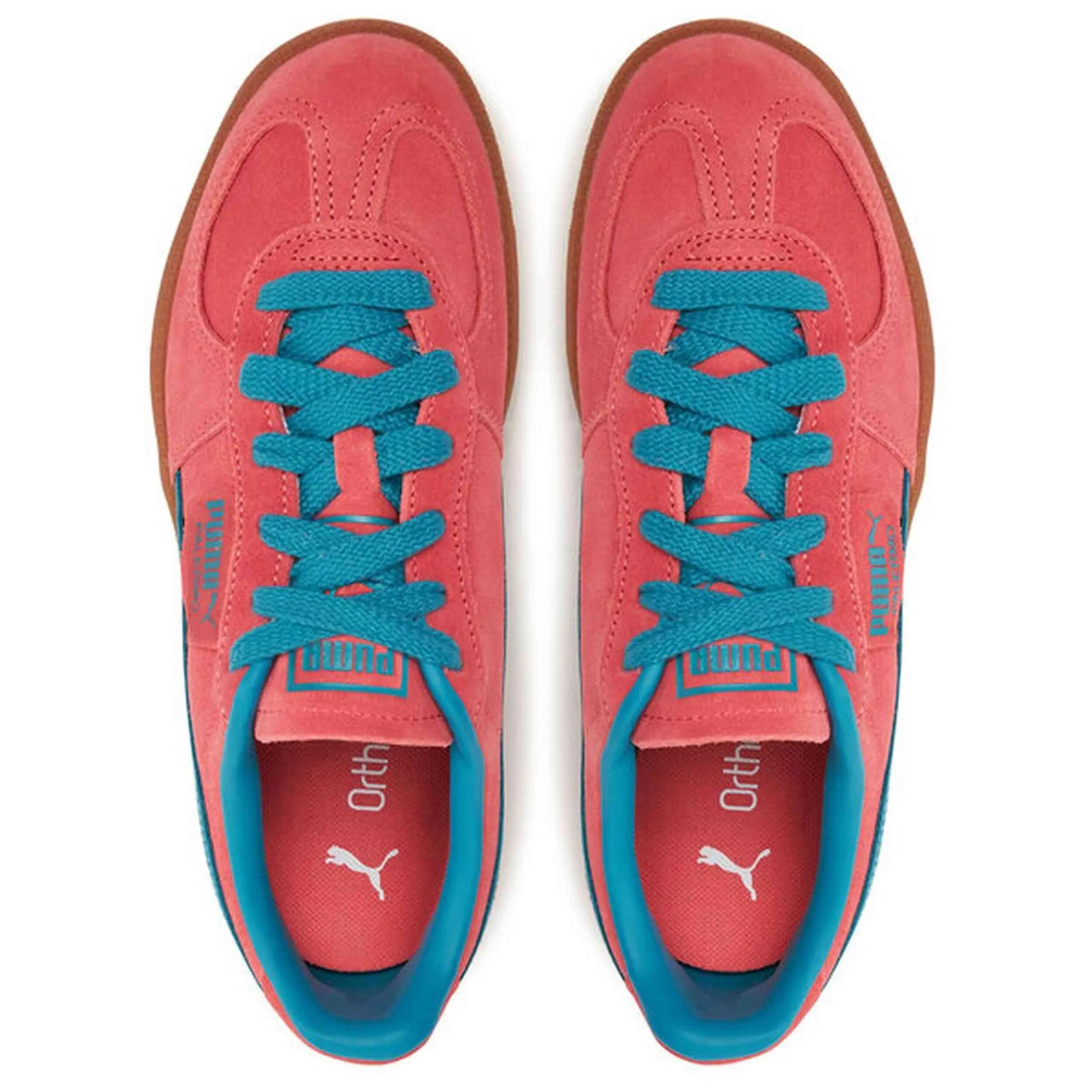 Calçado PUMA Palermo Mulher Camurça Couro Rosa 4/5