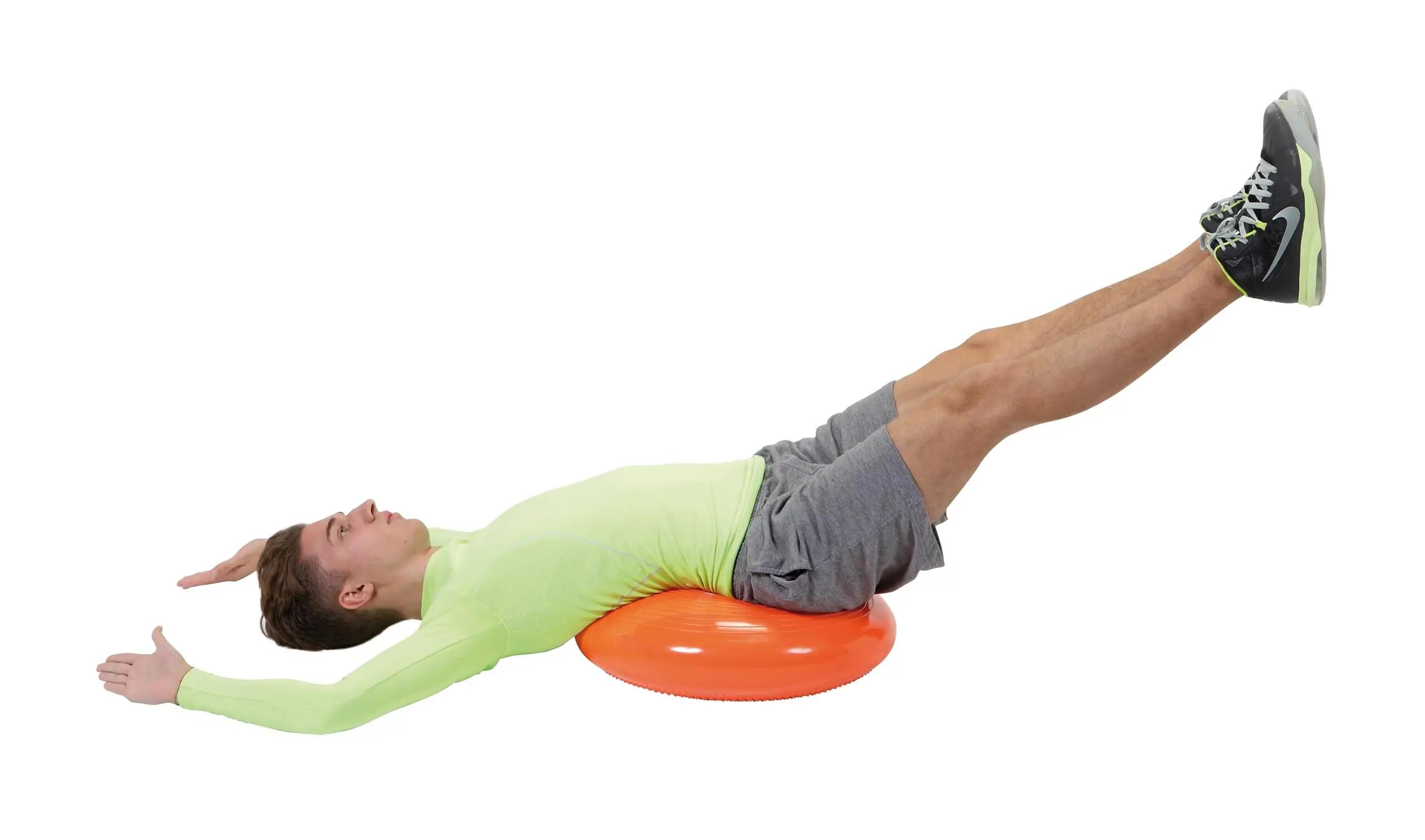 Gymnic Disco Sport Cuscino propriocettivo grande Ø 60 cm arancione 7/9