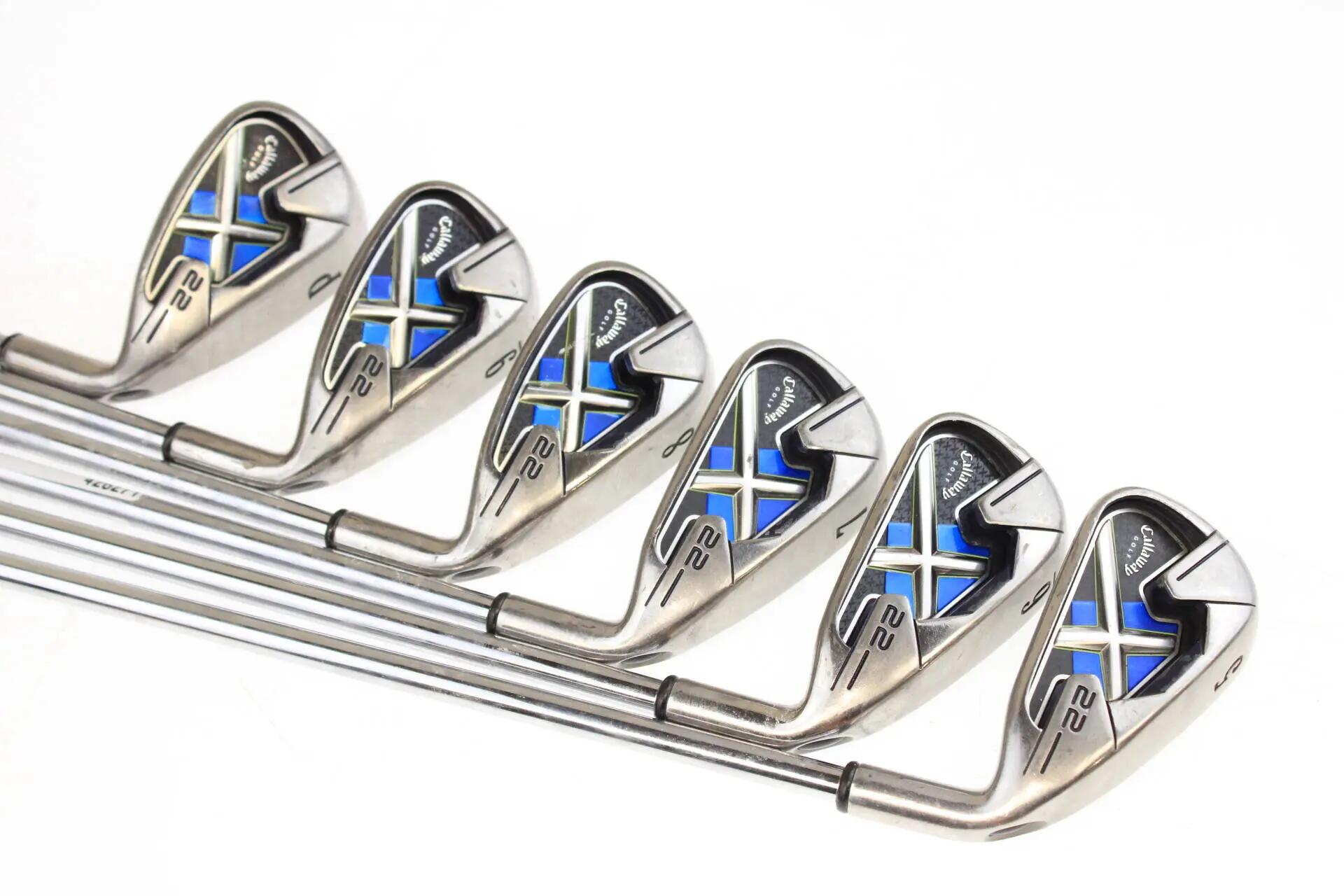 Seconde vie - Callaway X-22 RH 5-PW Iron Set - Good 3/5