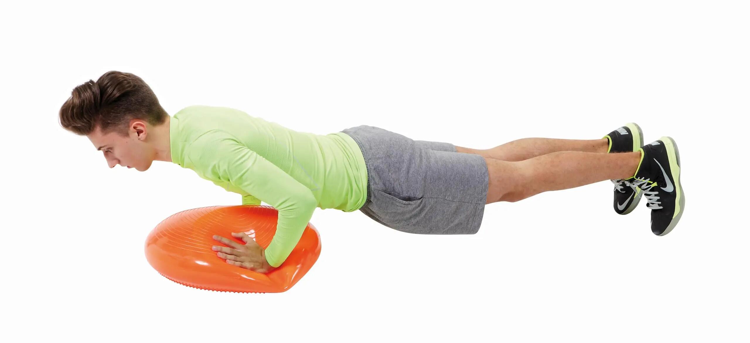 Gymnic Disco Sport Cuscino propriocettivo grande Ø 60 cm arancione 6/9