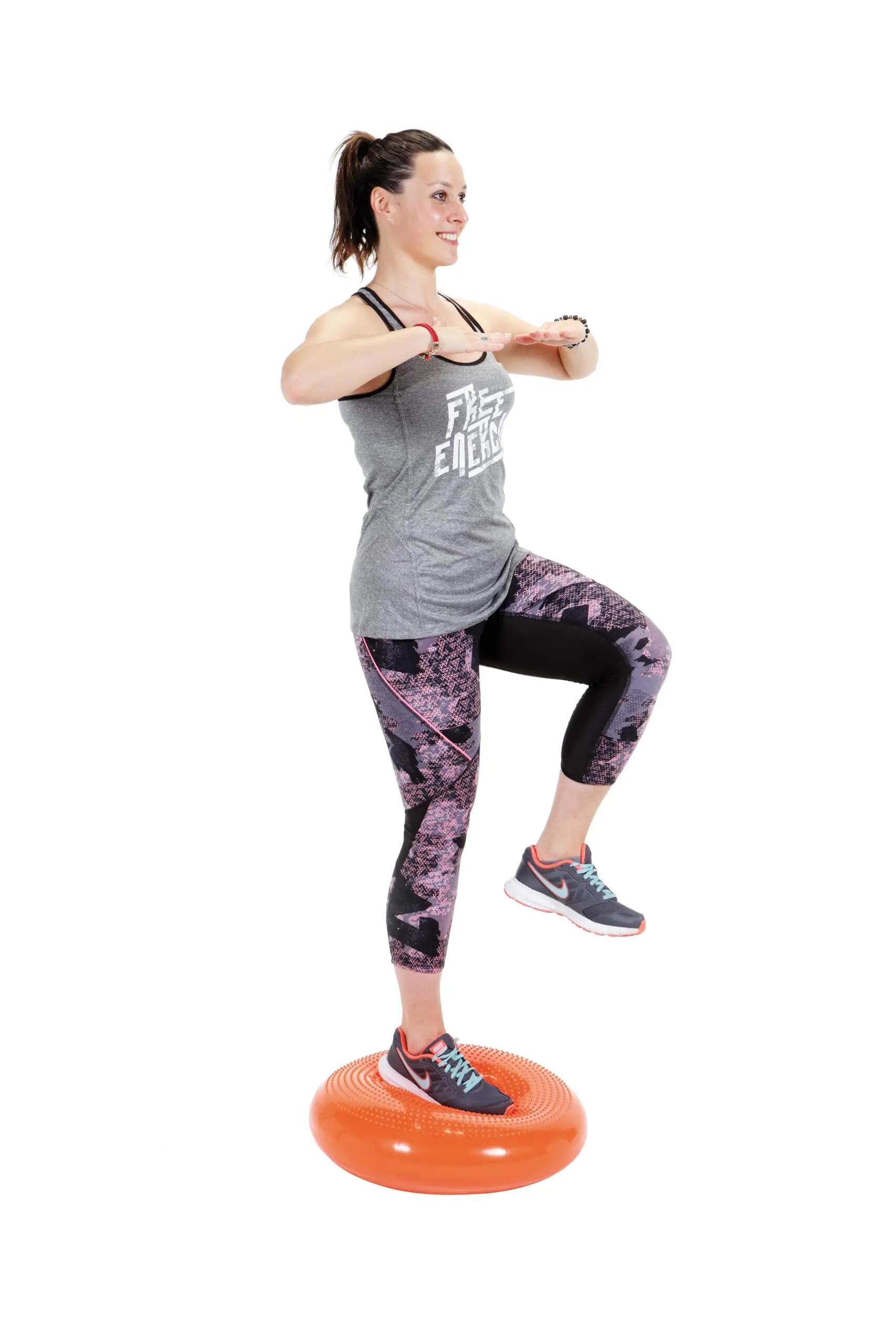 Gymnic Disco Sport Cuscino propriocettivo grande Ø 60 cm arancione 4/9