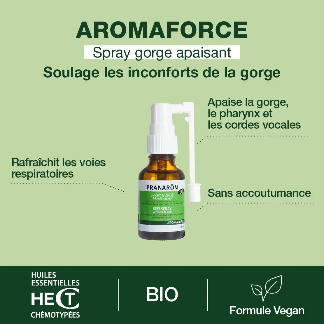 Spray gorge apaisant - Famille - Huiles essentielles bio - 15 ml 5/5