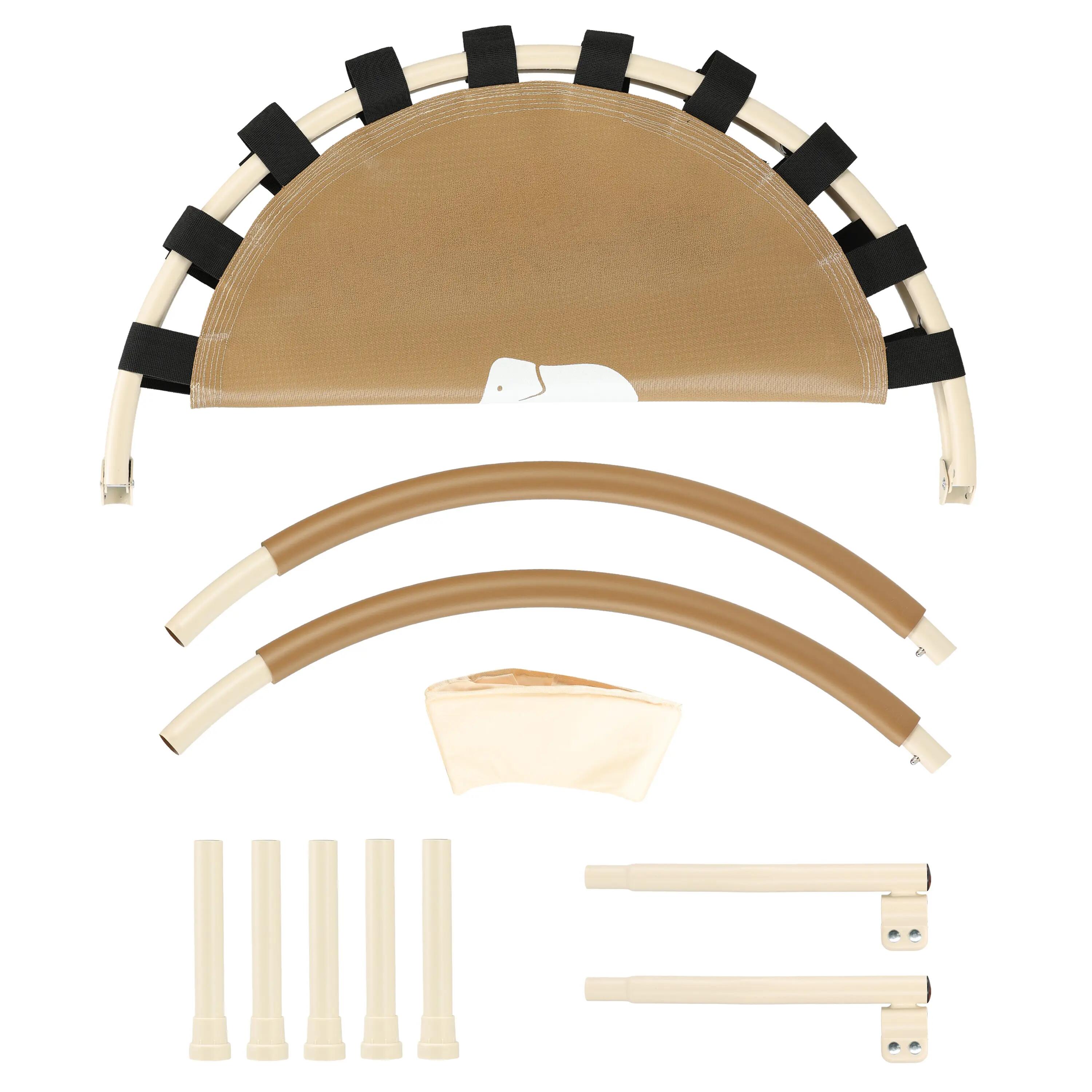 Kinder Trampoline 92cm - Met Veiligheidsbeugel - Bruin 5/5