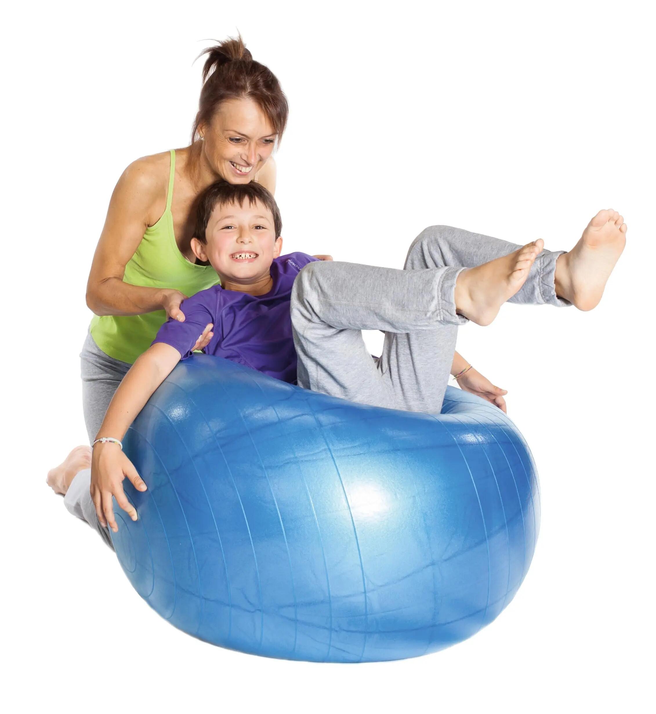 Gymnic Body Ball Palla fitness antiscoppio Ø 65 cm blu 3/7