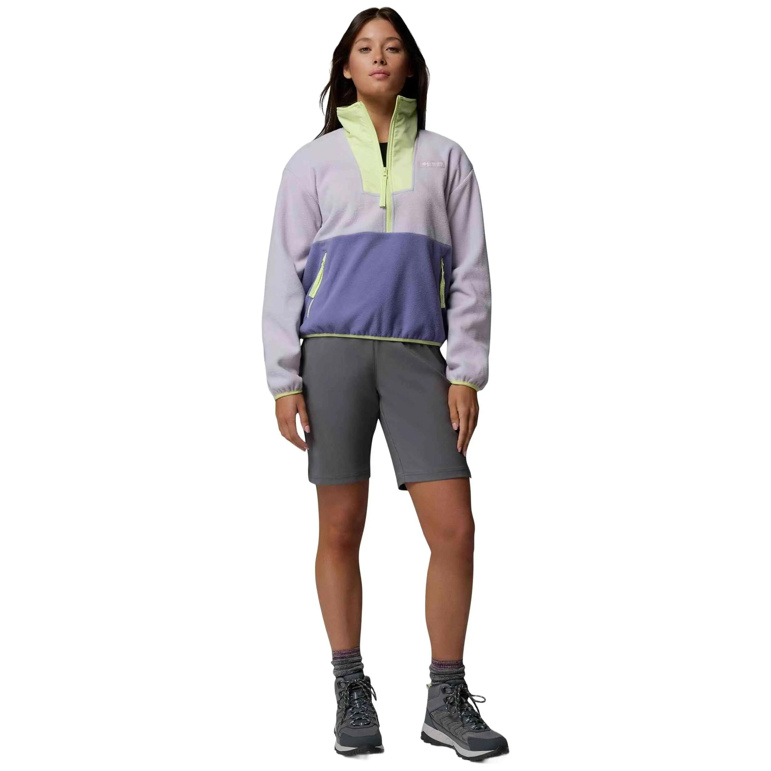 Felpa Columbia modello Forro polar Columbia Sequoia Grove Half Zip Fle per donne 5/5