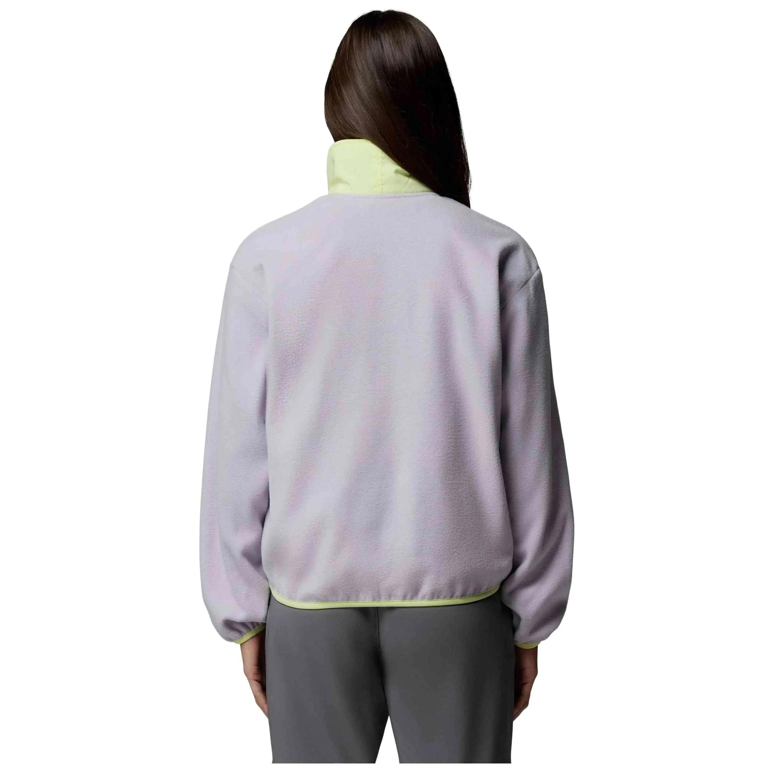 Felpa Columbia modello Forro polar Columbia Sequoia Grove Half Zip Fle per donne 3/5