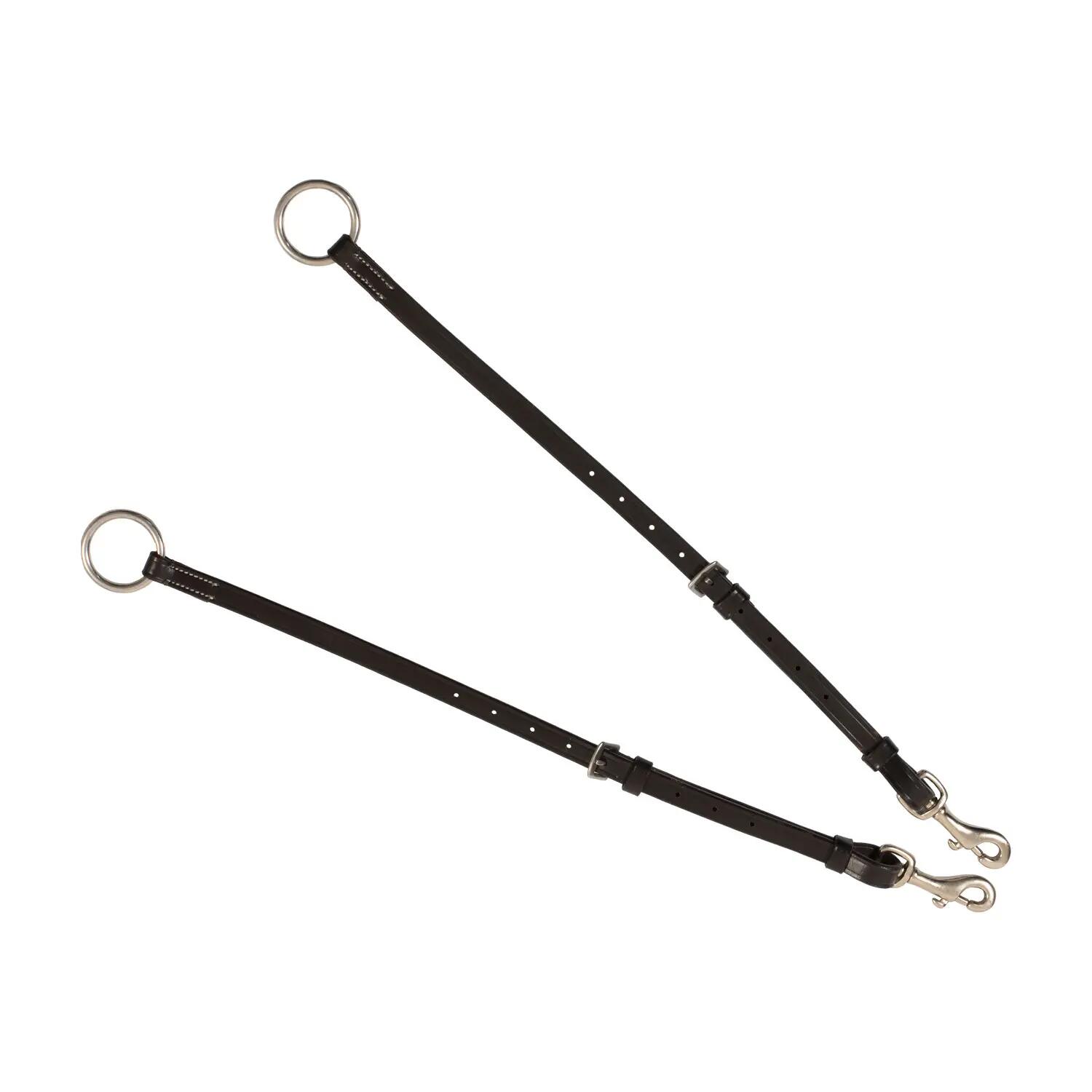 Peitoral com garfo em couro curtido e bordados 5/6
