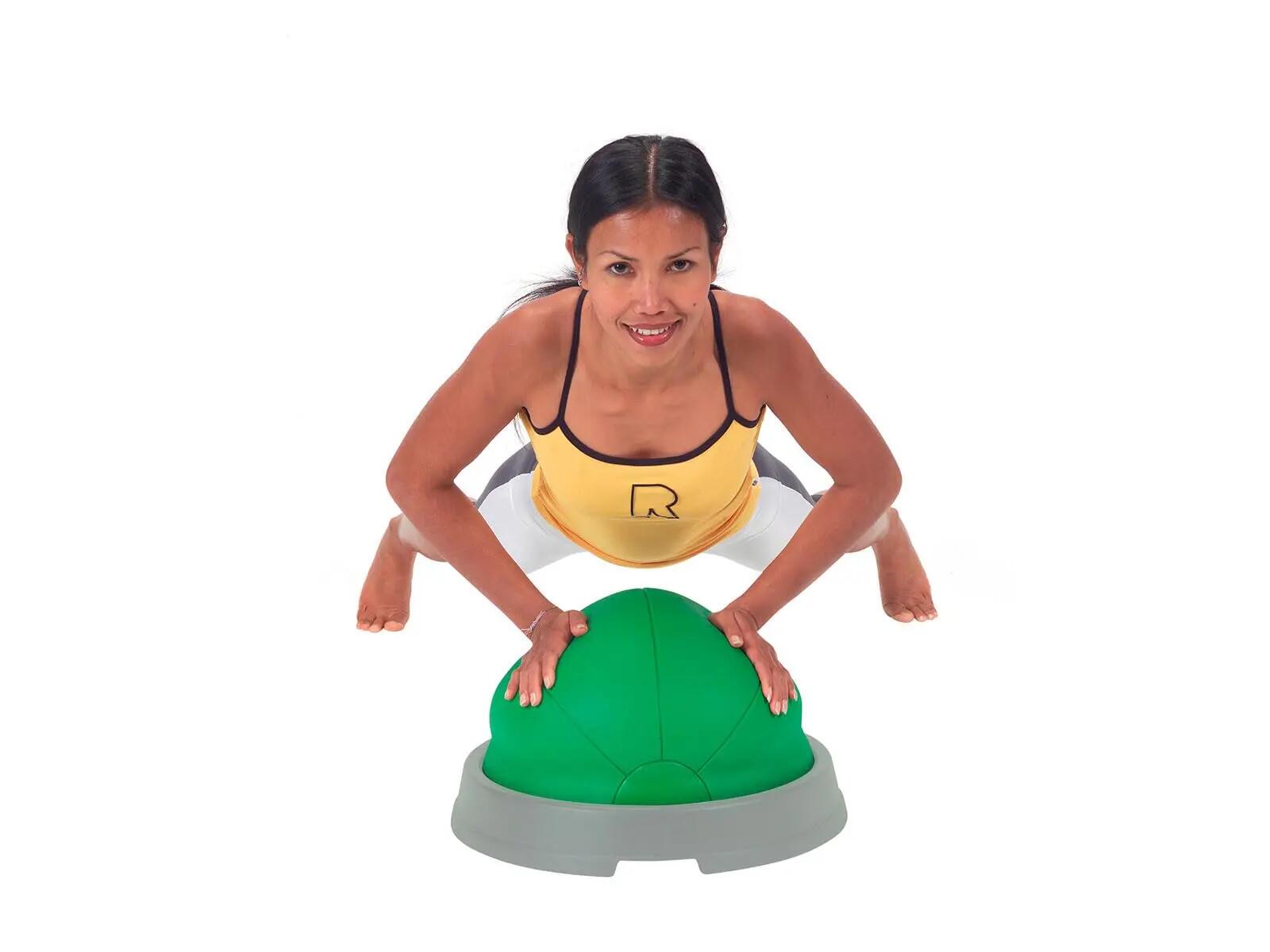 Gymnic Core Balance Semisfera gonfiabile con base verde 3/5