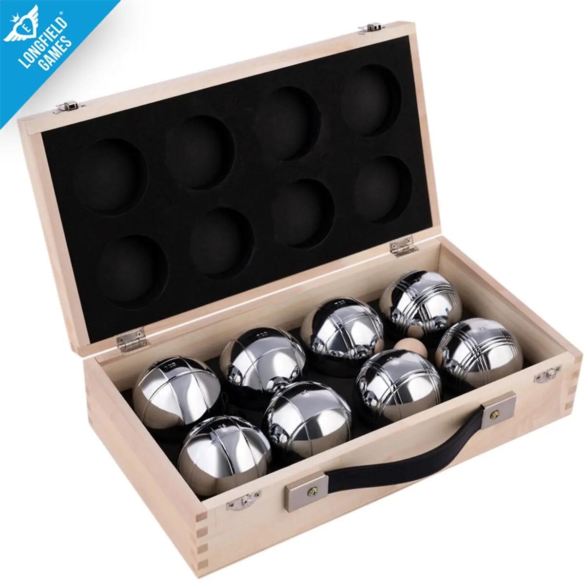 Sportec Set de pétanque en coffret - 8 boules 4/6