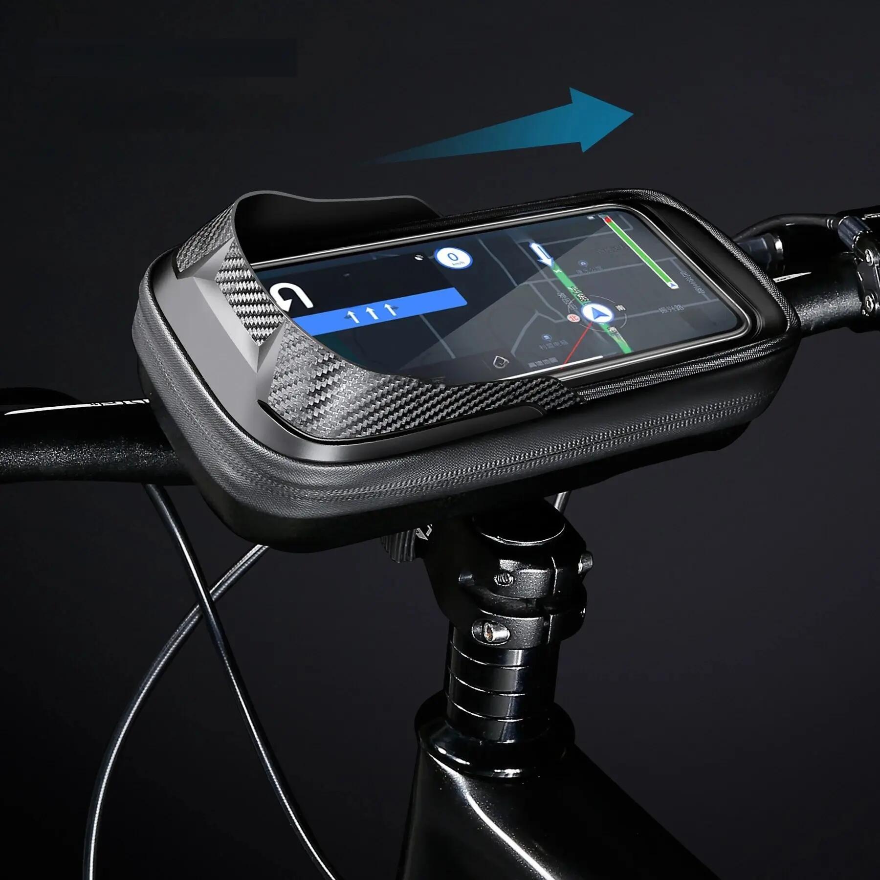 Borsa manubrio bici con supporto telefono touch WILD MAN 5/6