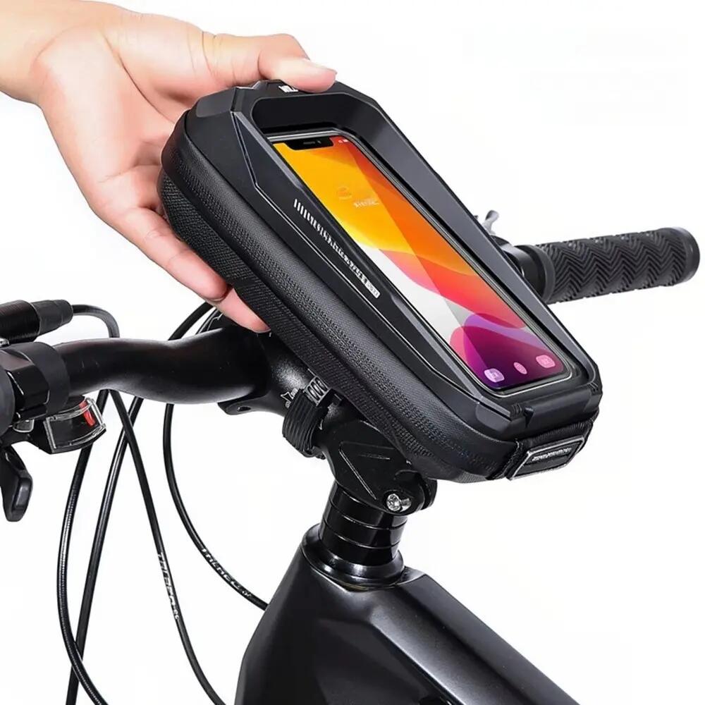 Fietstas voor stuur waterdicht met telefoonhouder WILD MAN 3/6