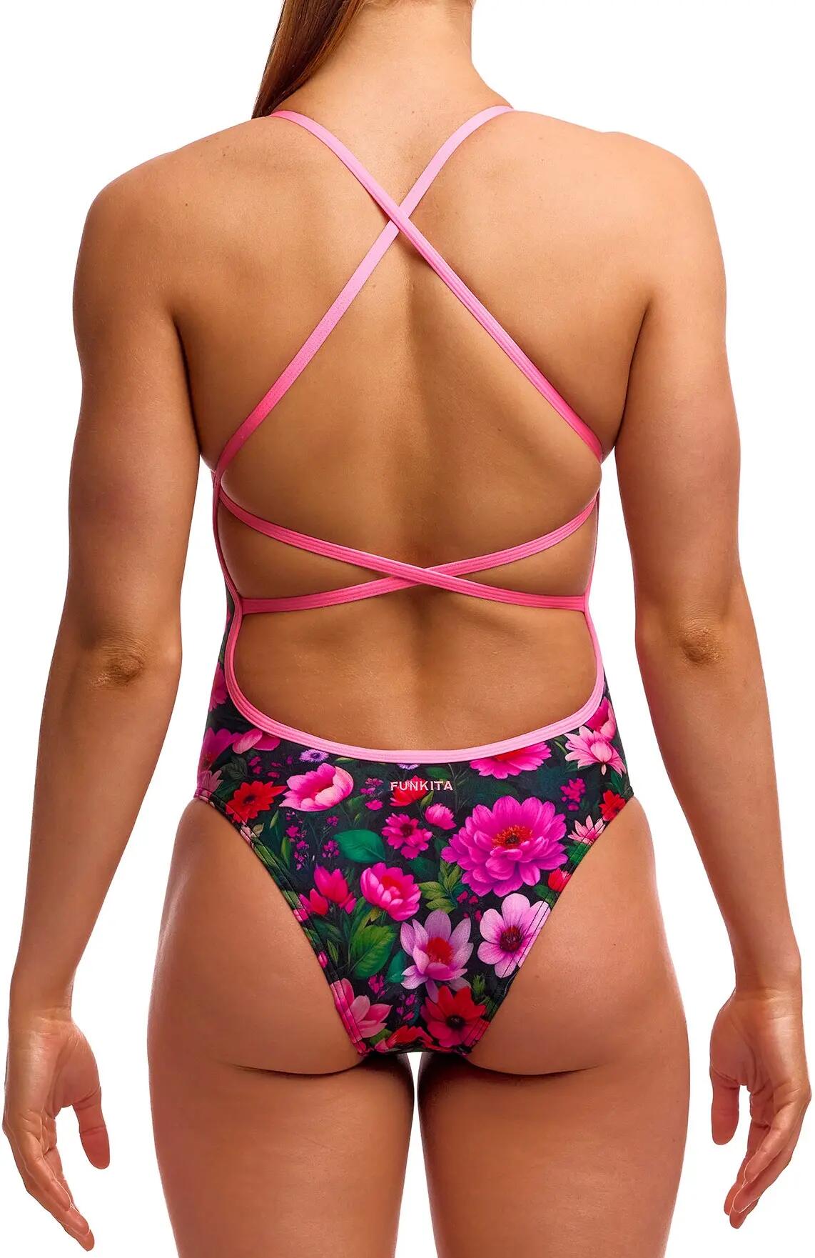 Strój do pływania menstruacyjny FUNKITA Garden Glow - Swim Secure Strapped In 2/7