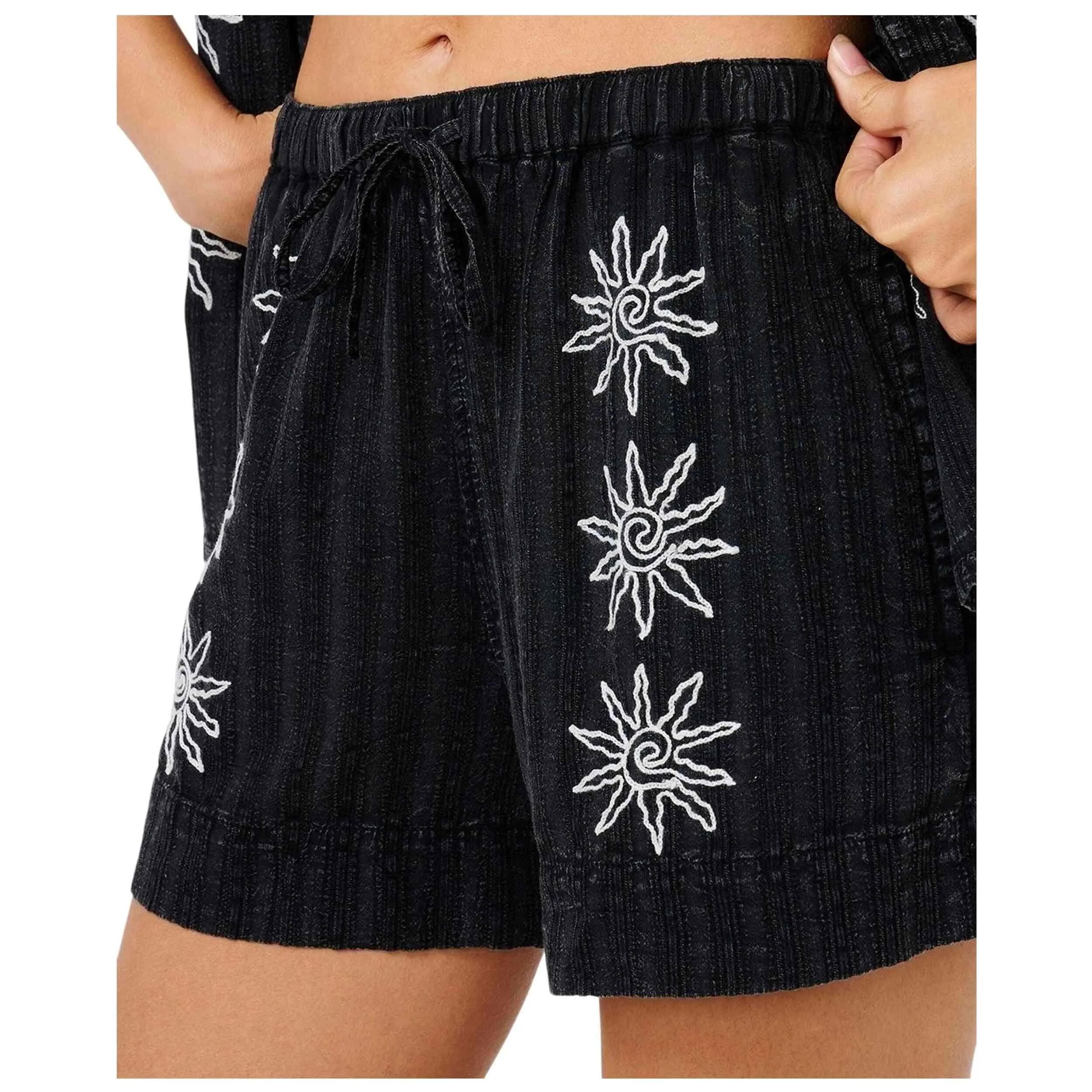 Pantaloncini Rip curl modello TOPANGA EMBROIDERED SHORT per donne 5/5