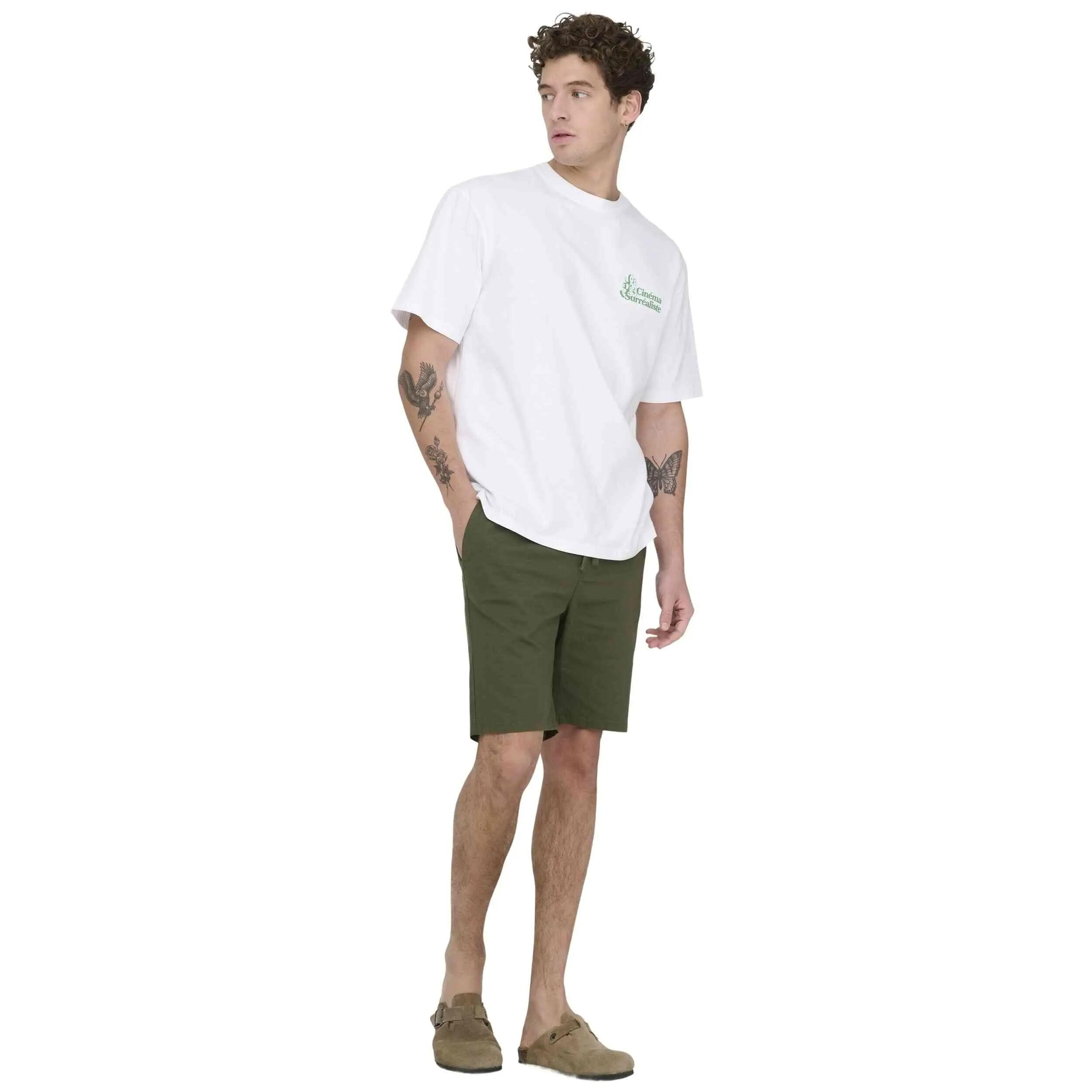 Pantaloncini Only & sons modello 22036361-OLIVE per uomini 5/5
