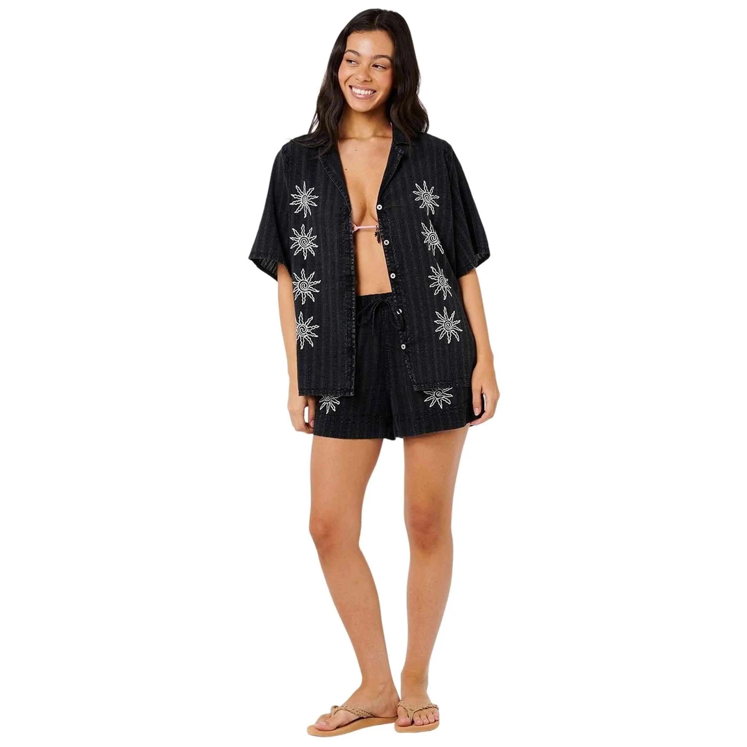 Pantaloncini Rip curl modello TOPANGA EMBROIDERED SHORT per donne 4/5