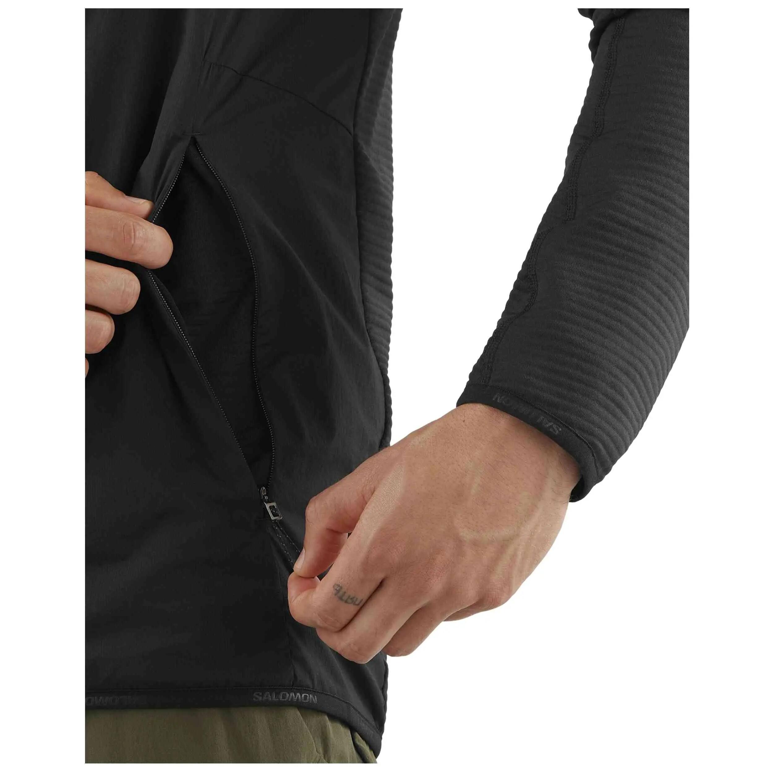 Pile Salomon modello Forro polar Salomon Essential Lightwarm Hybrid n per uomini 5/5