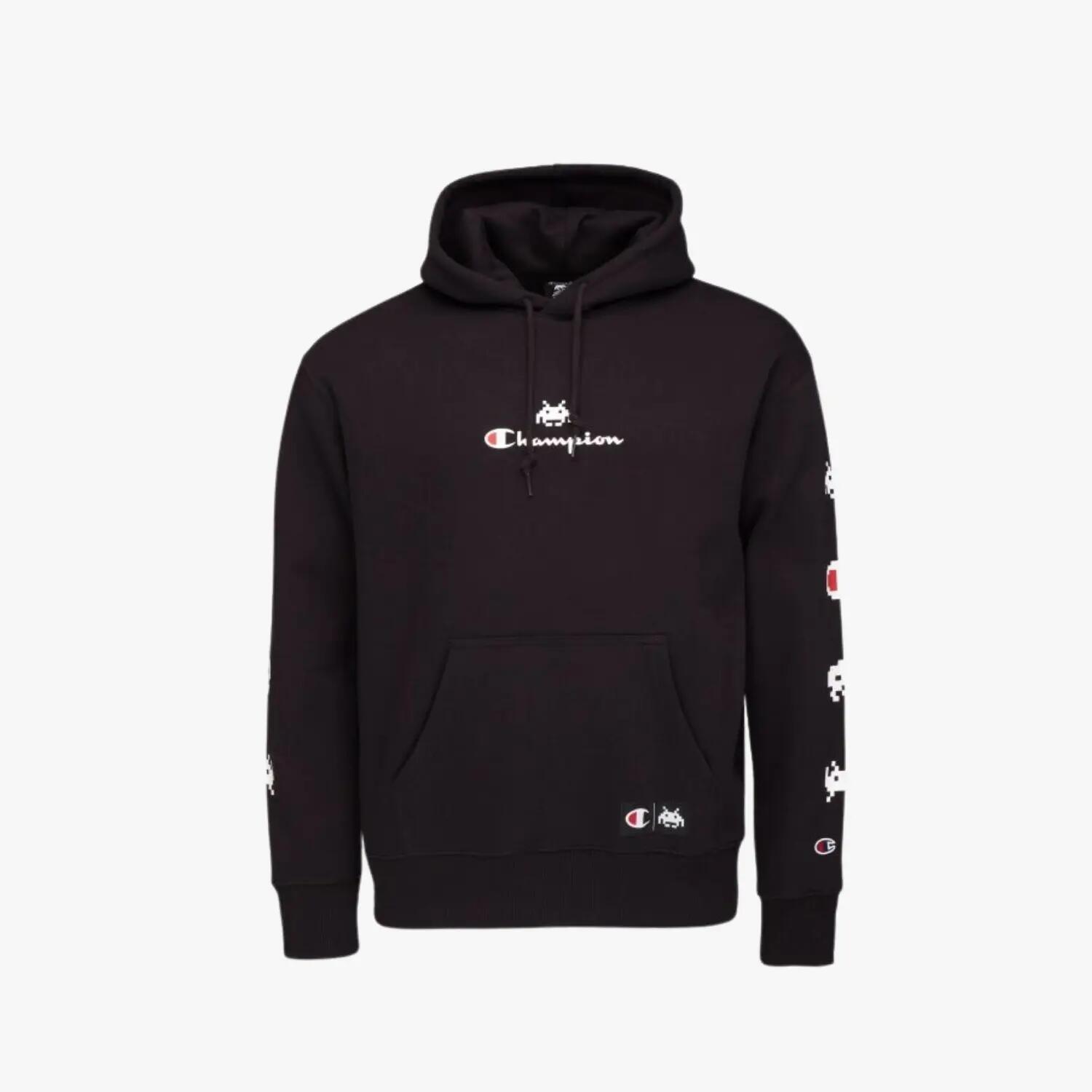 Haină cu glugă unisex Champion, culoare negru