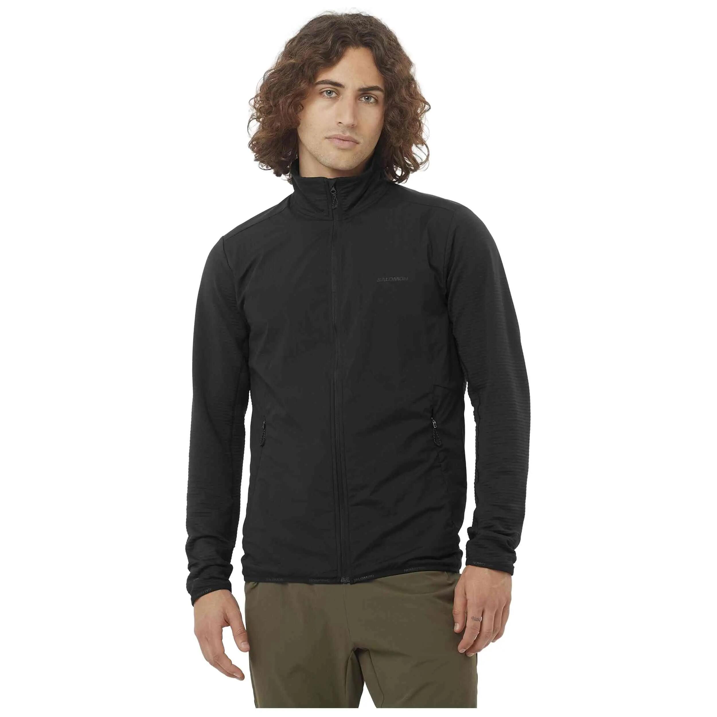 Pile Salomon modello Forro polar Salomon Essential Lightwarm Hybrid n per uomini 2/5