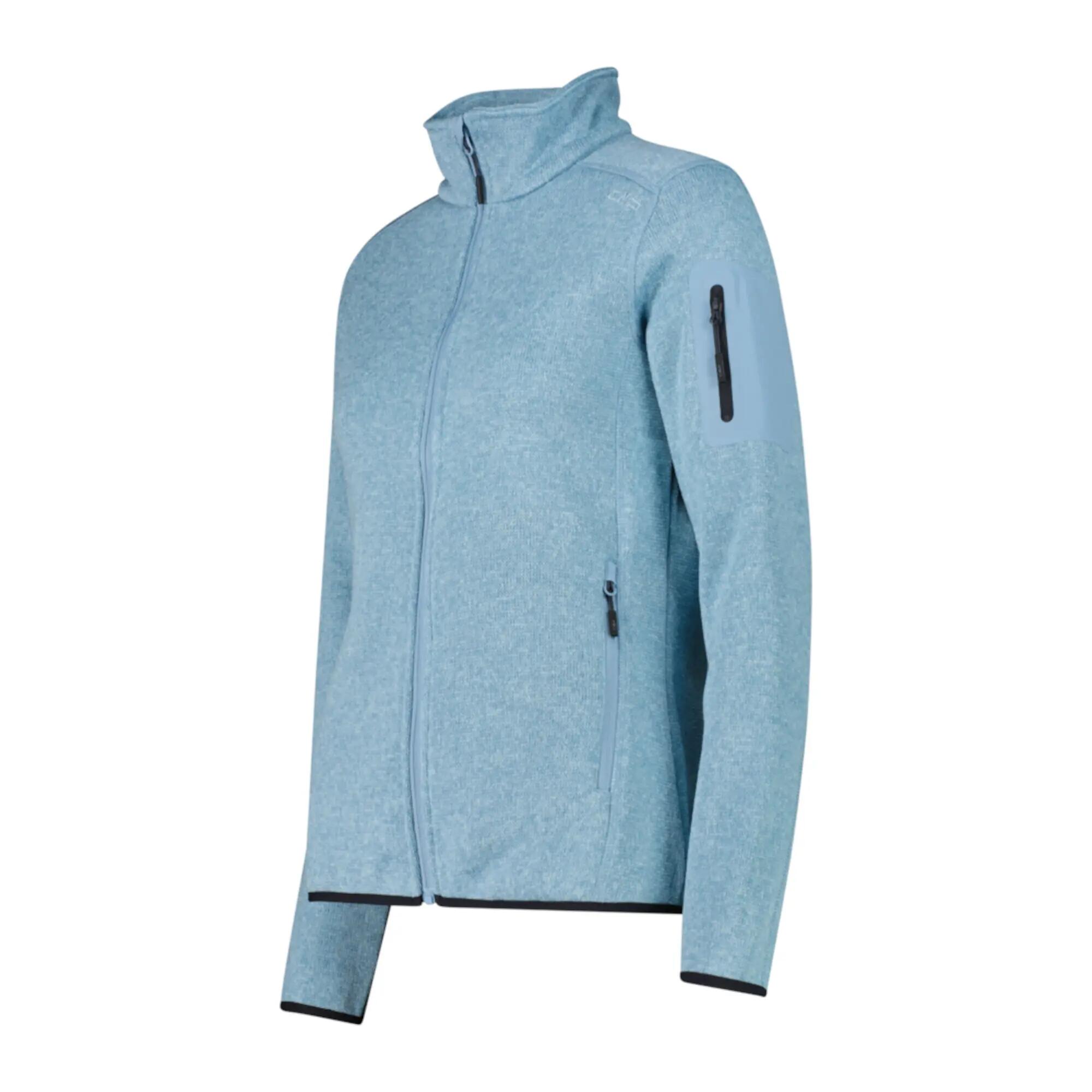 CMP Damen Jacke Knitted Melange Fleece Jacket 3H14746 3/3