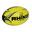 Ballon de rugby CYCLONE (Jaune fluo)