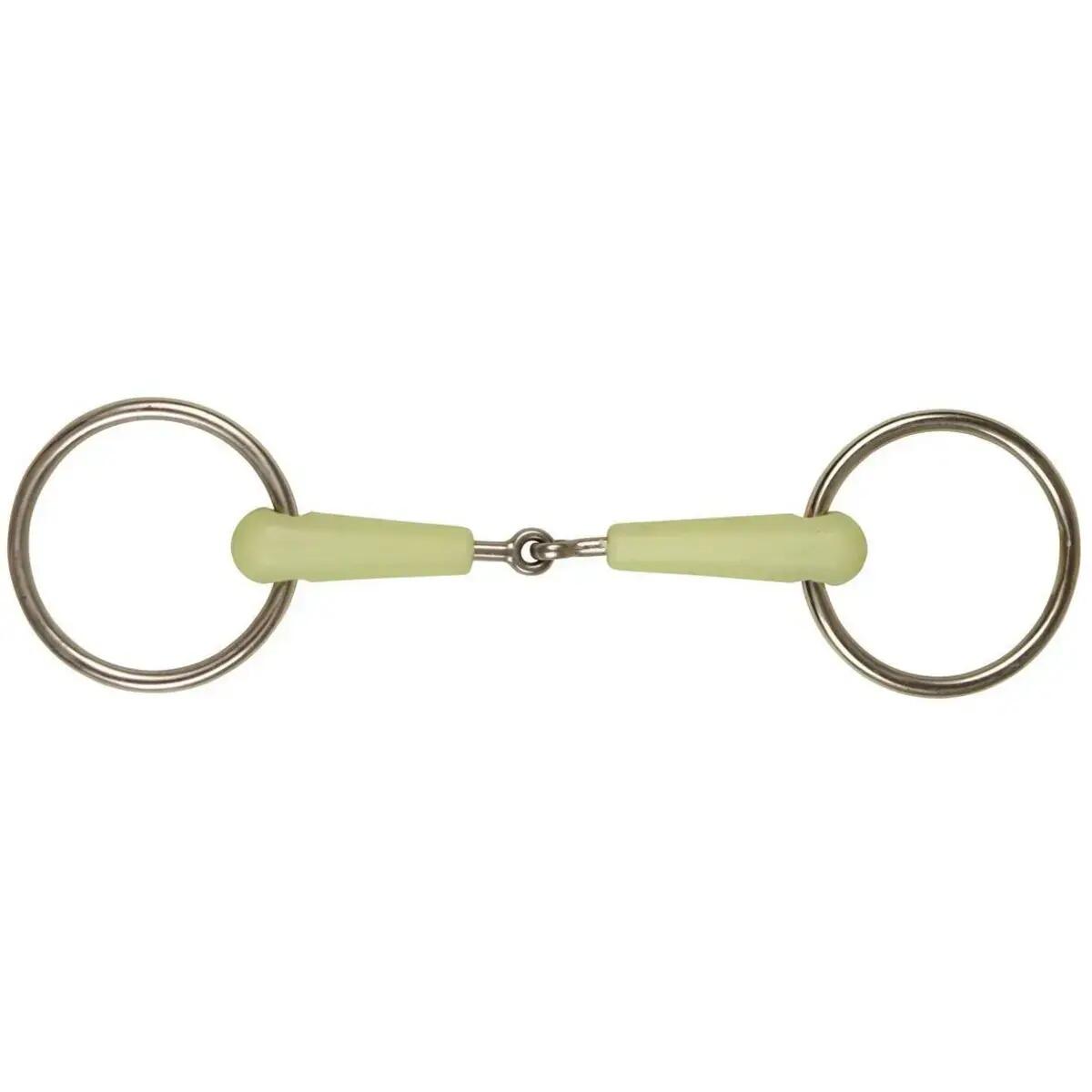 Mors 2 anneaux pour cheval aromatisé simple York 1/1