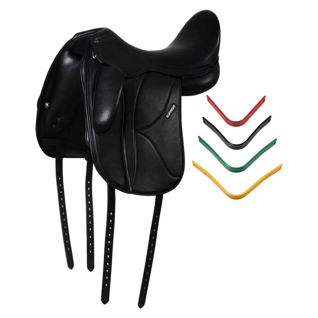 Richmond dressage saddle with interchangeable gullet (4 gullets included)