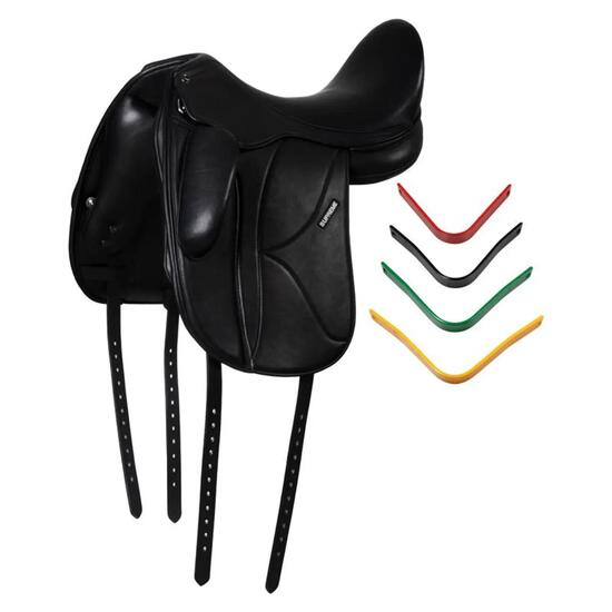 Selle de dressage richmond à arcade interchangeable (4 arcades incluses)